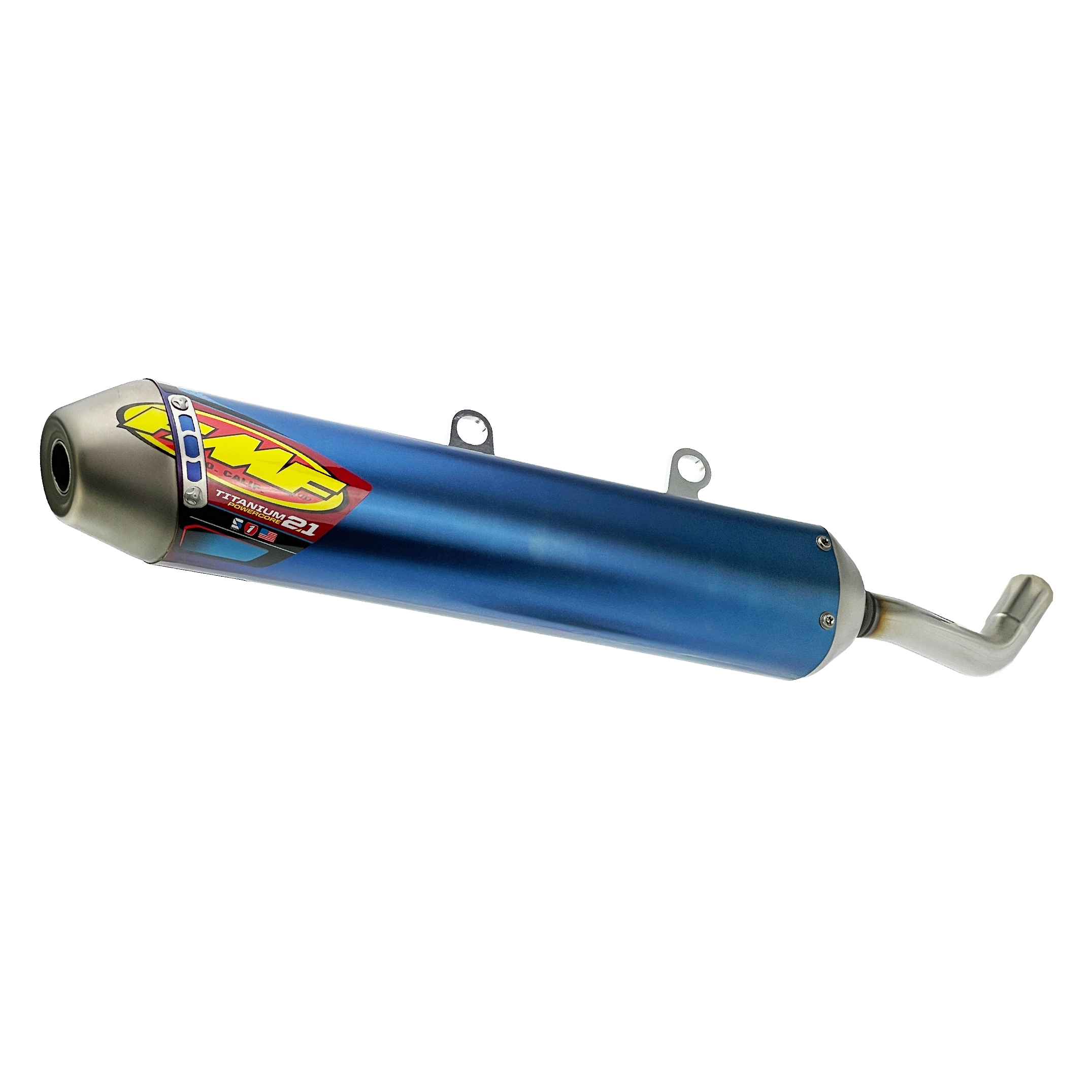 Titanium Powercore 2.1 Extreme Exhaust Silencer 19-23 GasGas Husqvarna KTM 250 300 - FMF 025264 image 1