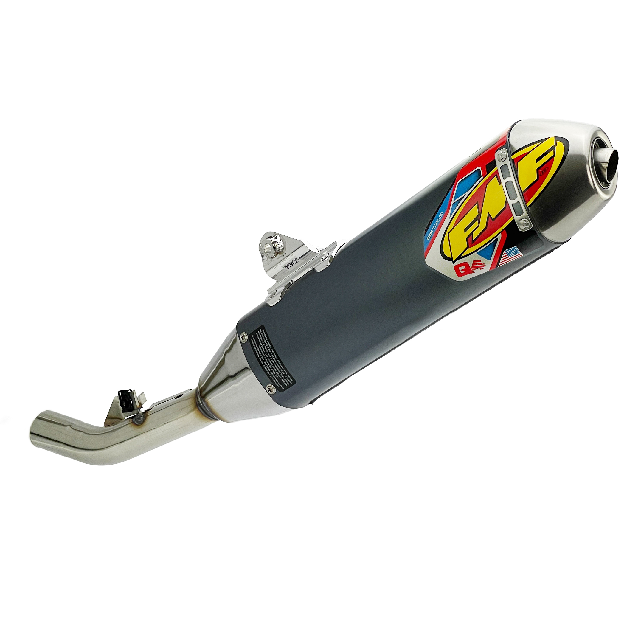 Q4 Hex Exhaust Silencer 19-25 Honda CRF 450 X - FMF 041578 thumbnail 2