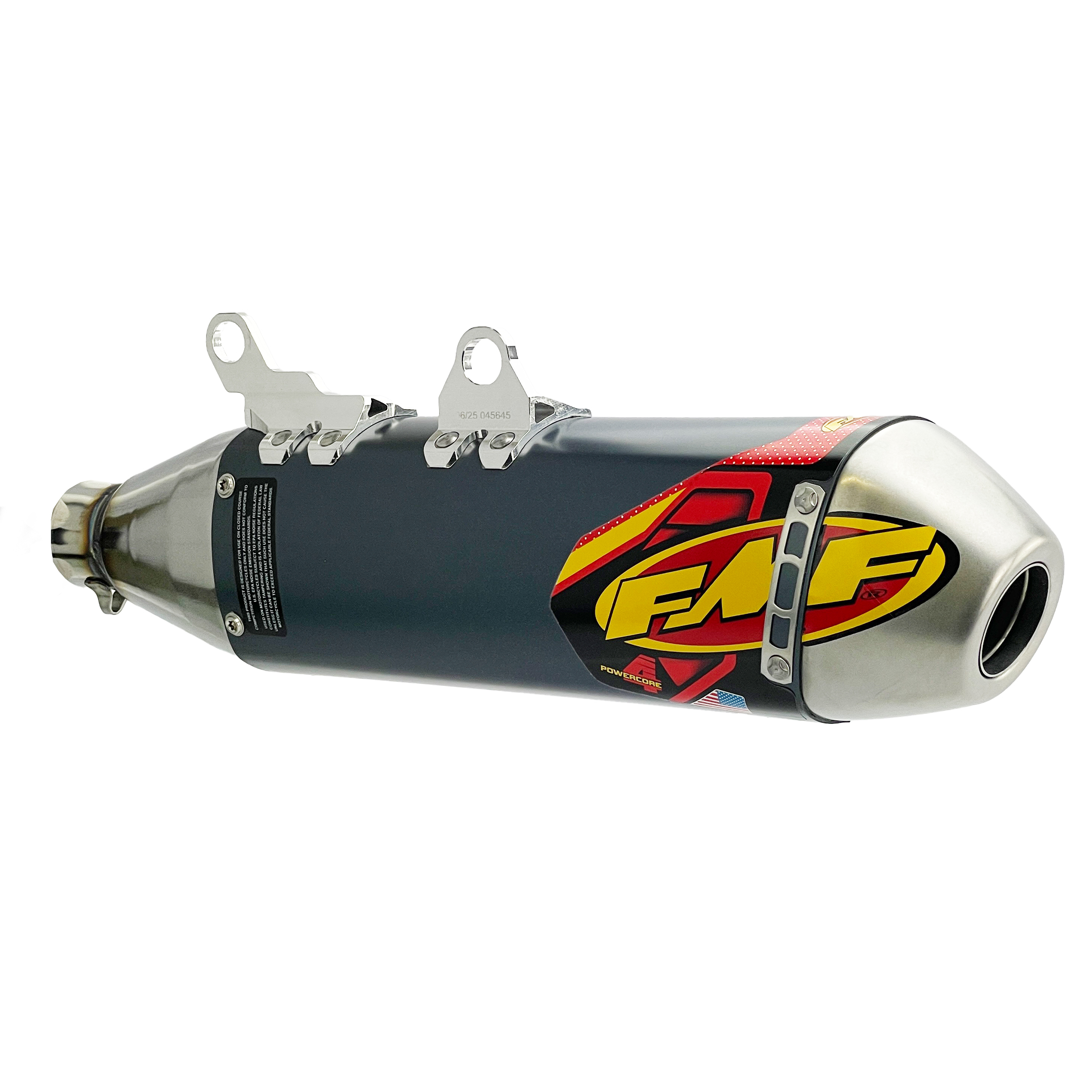 Powercore 4 Hex Exhaust Silencer 20-23 KTM Husqvarna GasGas XCF-W 350-501 - FMF 045645 thumbnail 2