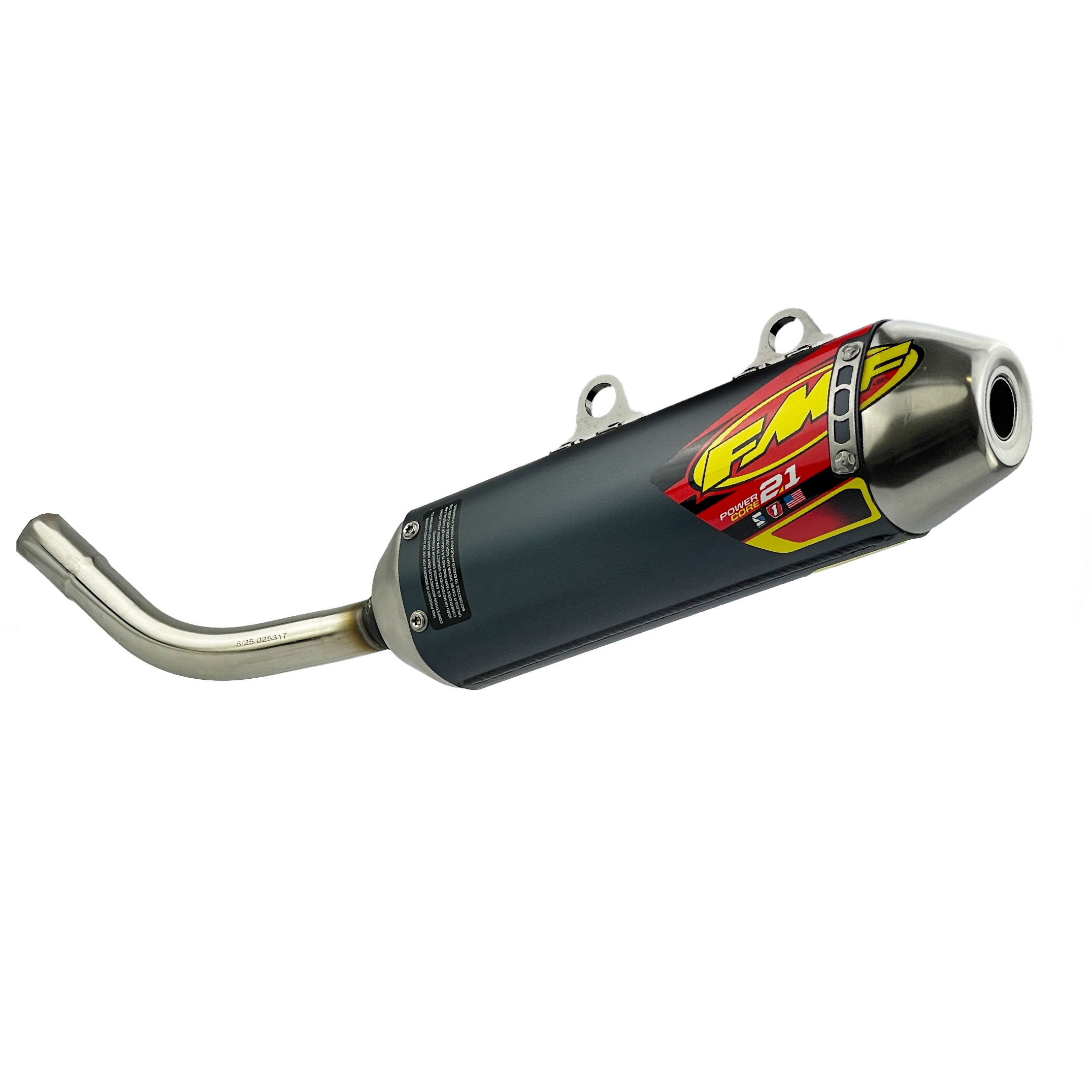 Powercore 2.1 Shorty Exhaust Silencer 20-25 Beta 200 250 RR 300 RX - FMF 025317 thumbnail 2