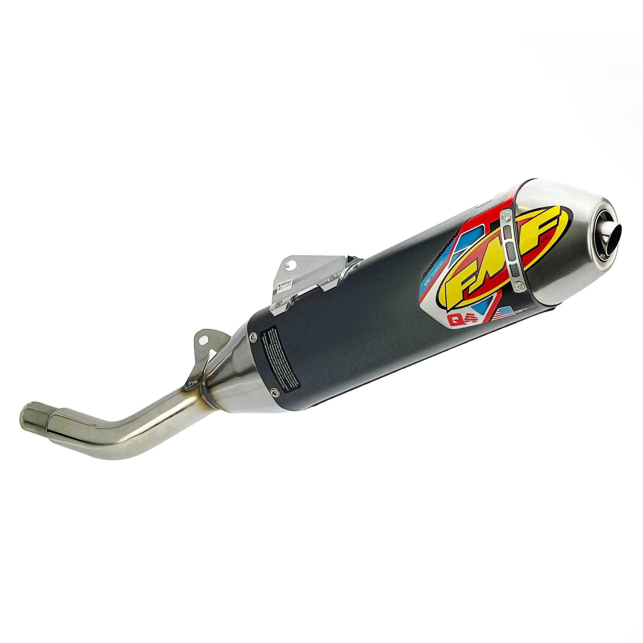 Q4 Hex Exhaust Silencer 20-21 Kawasaki KLX 300 R - FMF 042388 thumbnail 2