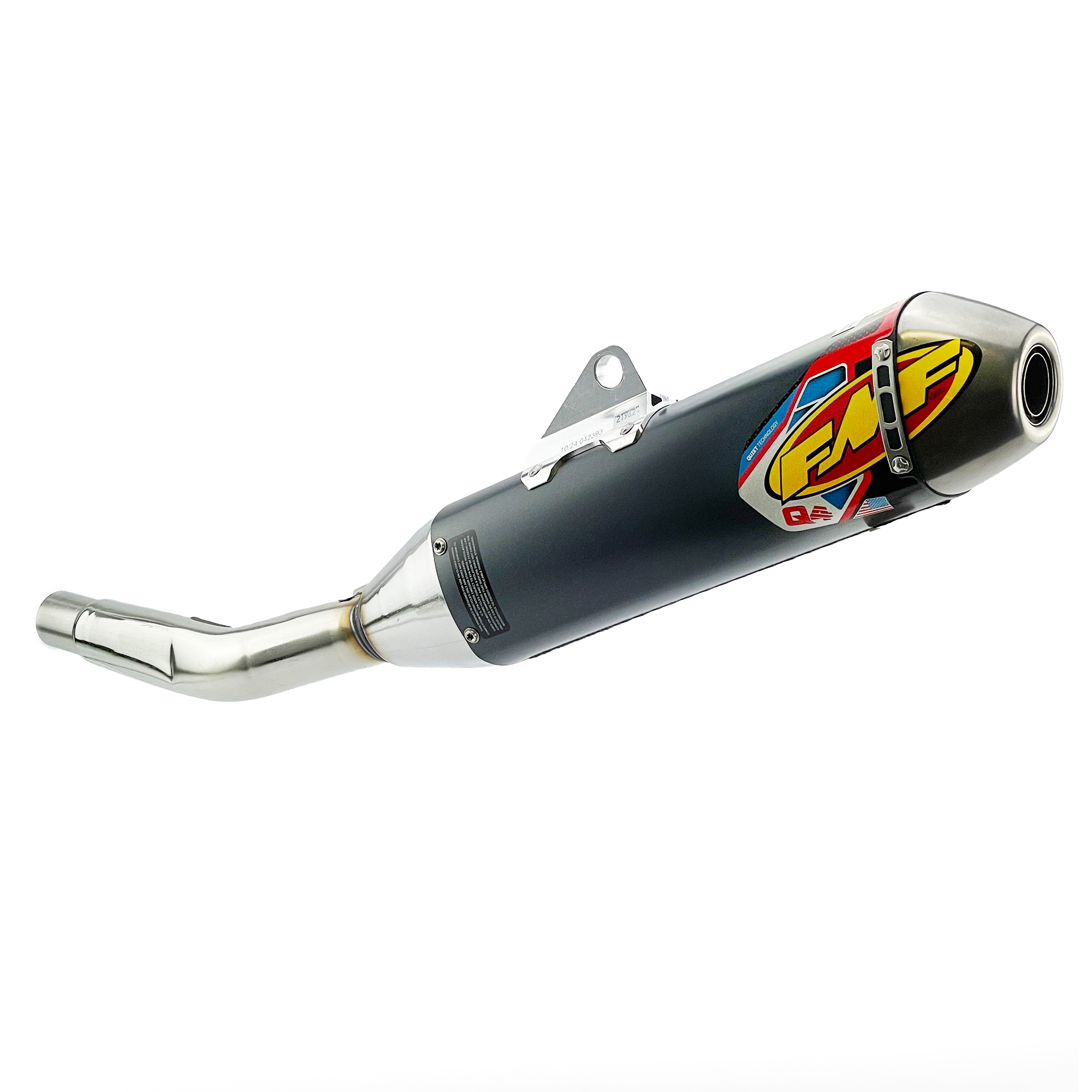 Q4 Hex Exhaust Silencer 21-24 Kawasaki KX 250 F X - FMF 042393 thumbnail 2
