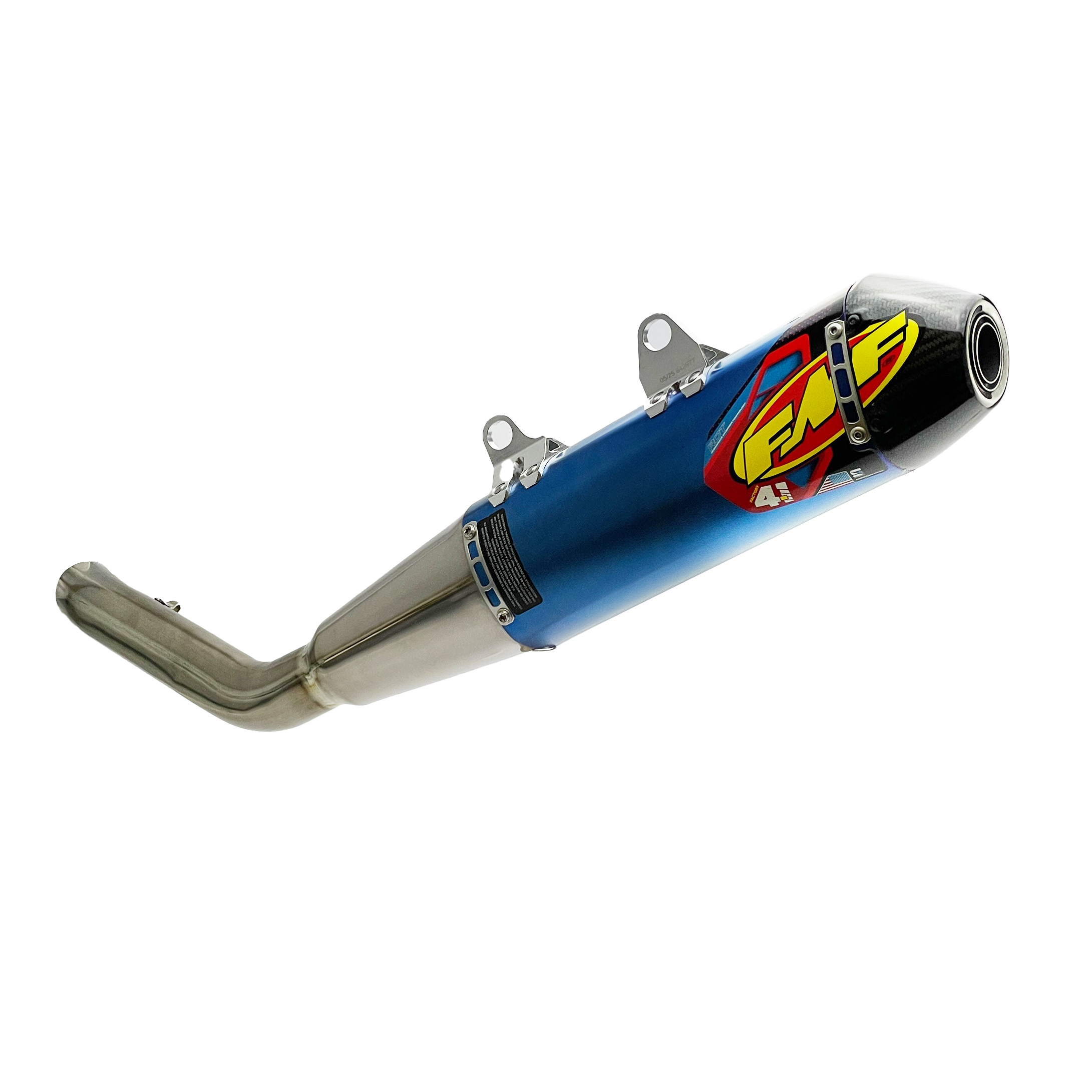 Factory 4.1 RCT Titanium Anodized Exhaust Silencer 25-26 Triumph TF 450 E RC - FMF 045700 thumbnail 2