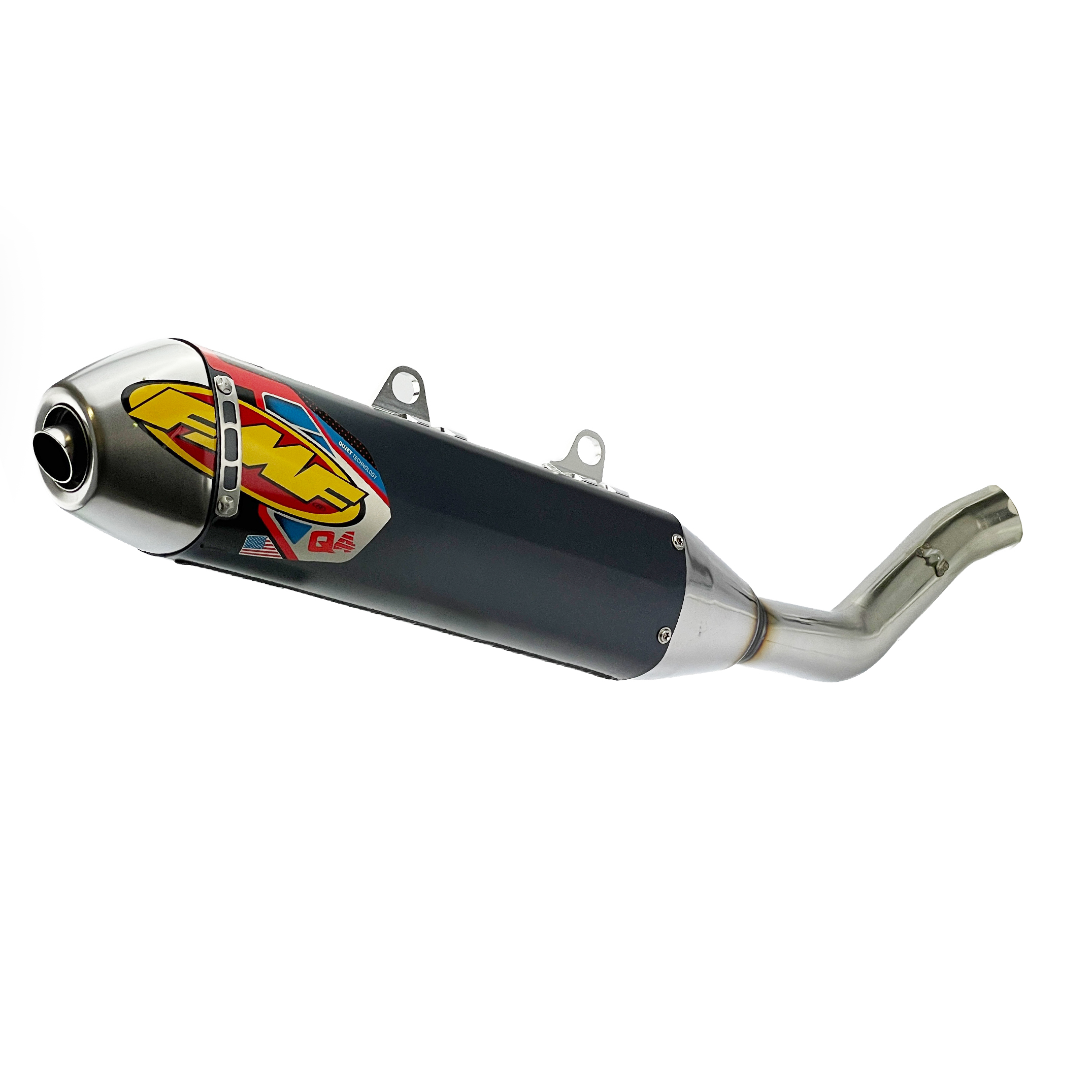 Q4 Exhaust Silencer 25-25 Triumph TF 450 RC - FMF 045702 image 1