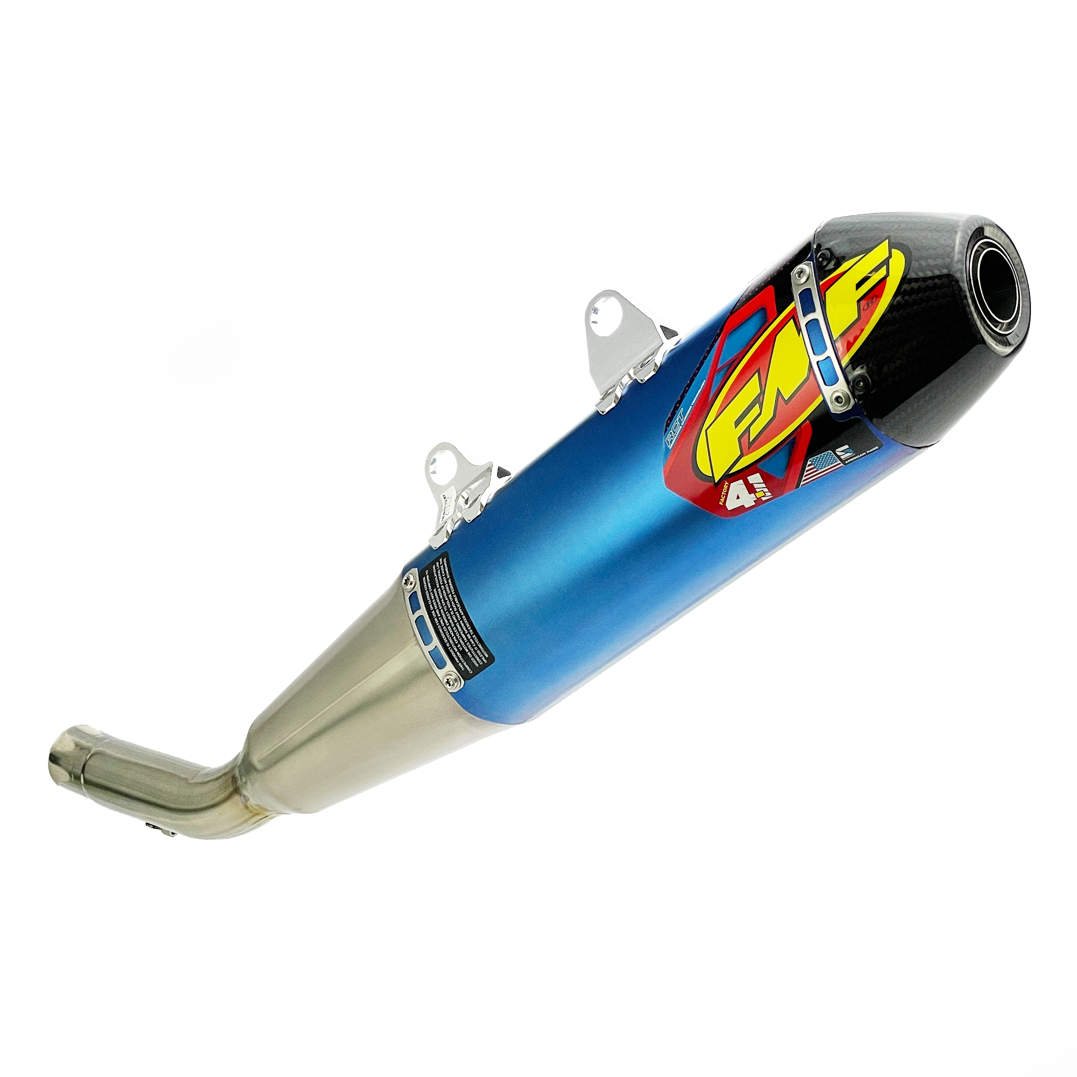 Factory 4.1 RCT Titanium Anodized Exhaust Silencer 24-26 Triumph TF 250 E X - FMF 045695 thumbnail 2