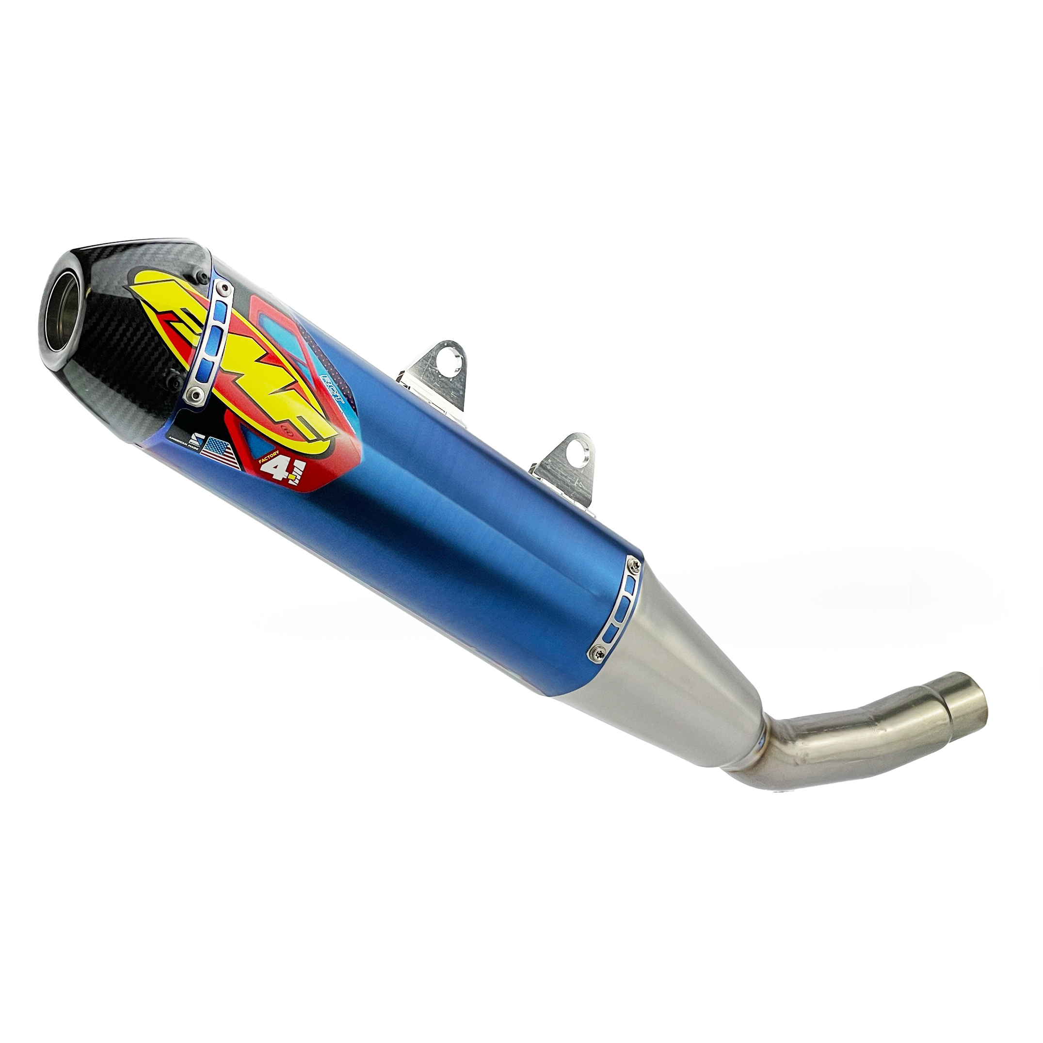 Factory 4.1 RCT Titanium Anodized Exhaust Silencer 24-25 Beta 450 RC RX - FMF 045690 1 image 1
