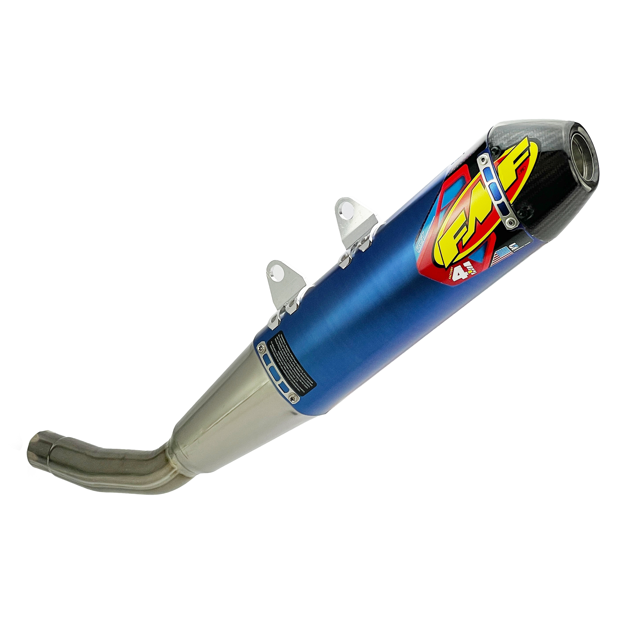 Factory 4.1 RCT Titanium Anodized Exhaust Silencer 24-25 Beta 450 RC RX - FMF 045690 1 thumbnail 2