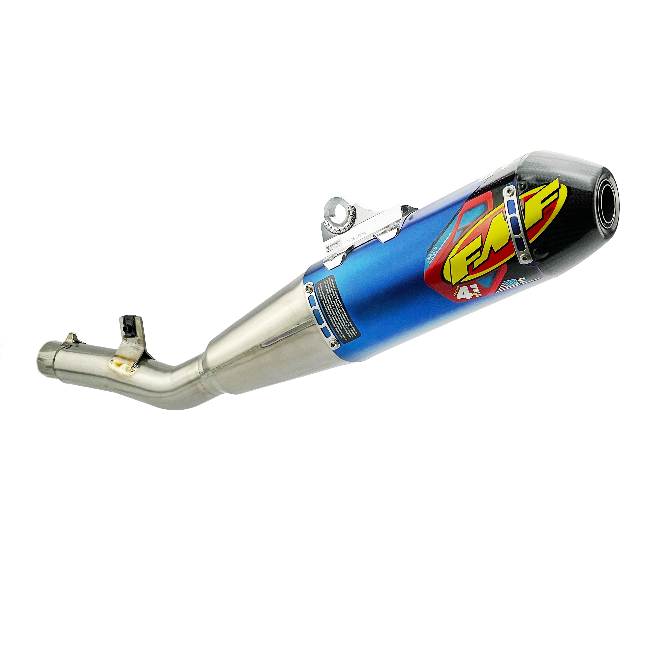Factory 4.1 RCT Titanium Anodized Exhaust Silencer 24-25 Kawasaki KX 450 F X - FMF 042404 thumbnail 2