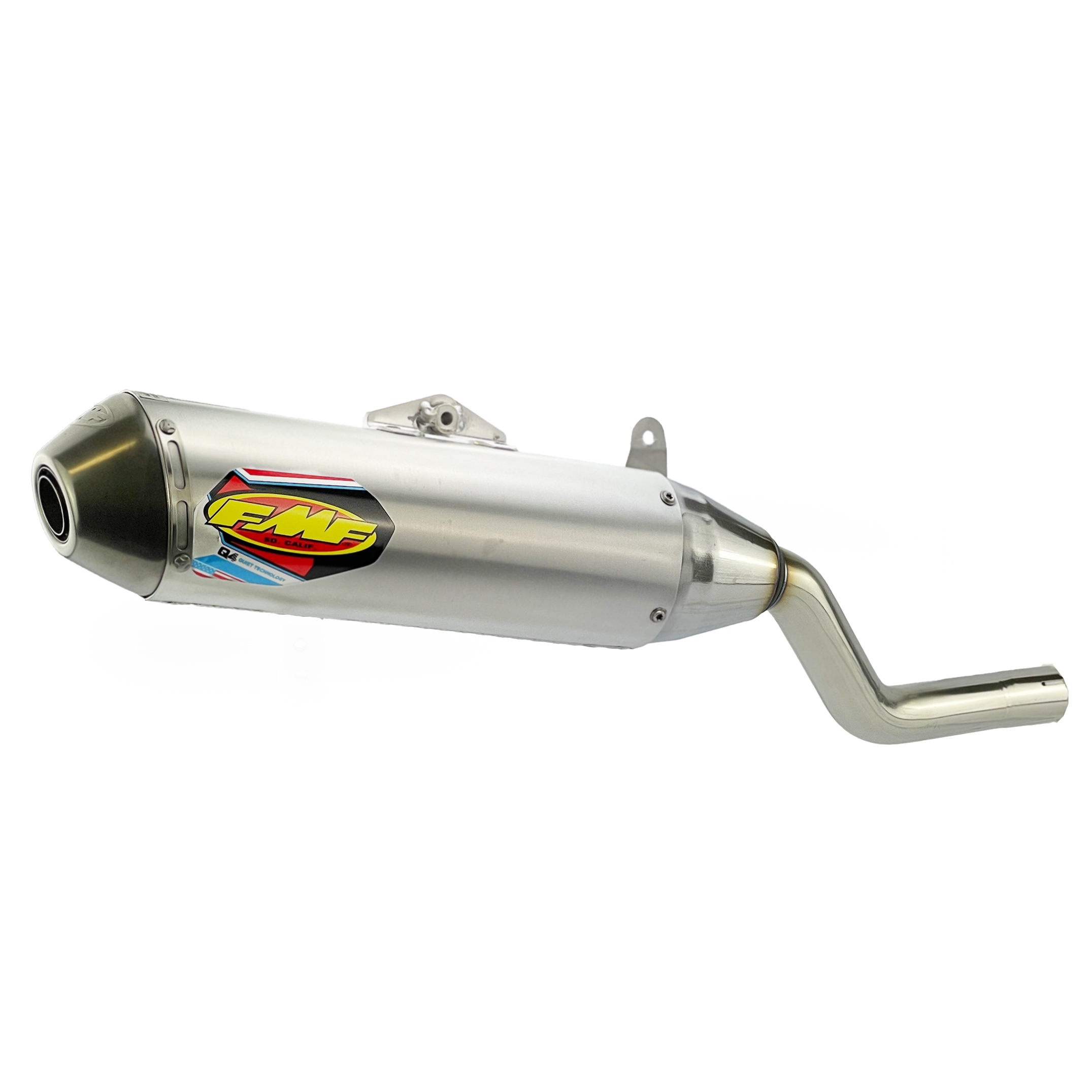 Q4 Exhaust Silencer 84-07 Kawasaki KLR 600 650 - FMF 042320 image 1