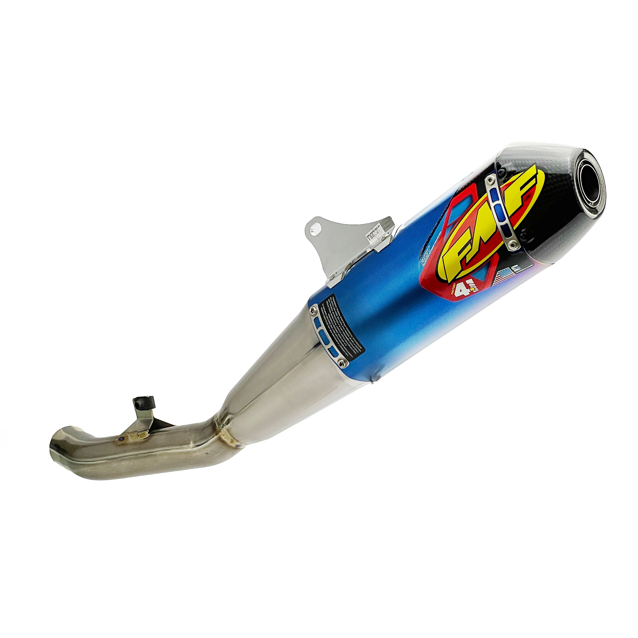 Factory 4.1 RCT Titanium Anodized Exhaust Silencer 25-26 Honda CRF 250 R RX - FMF 041619 thumbnail 2
