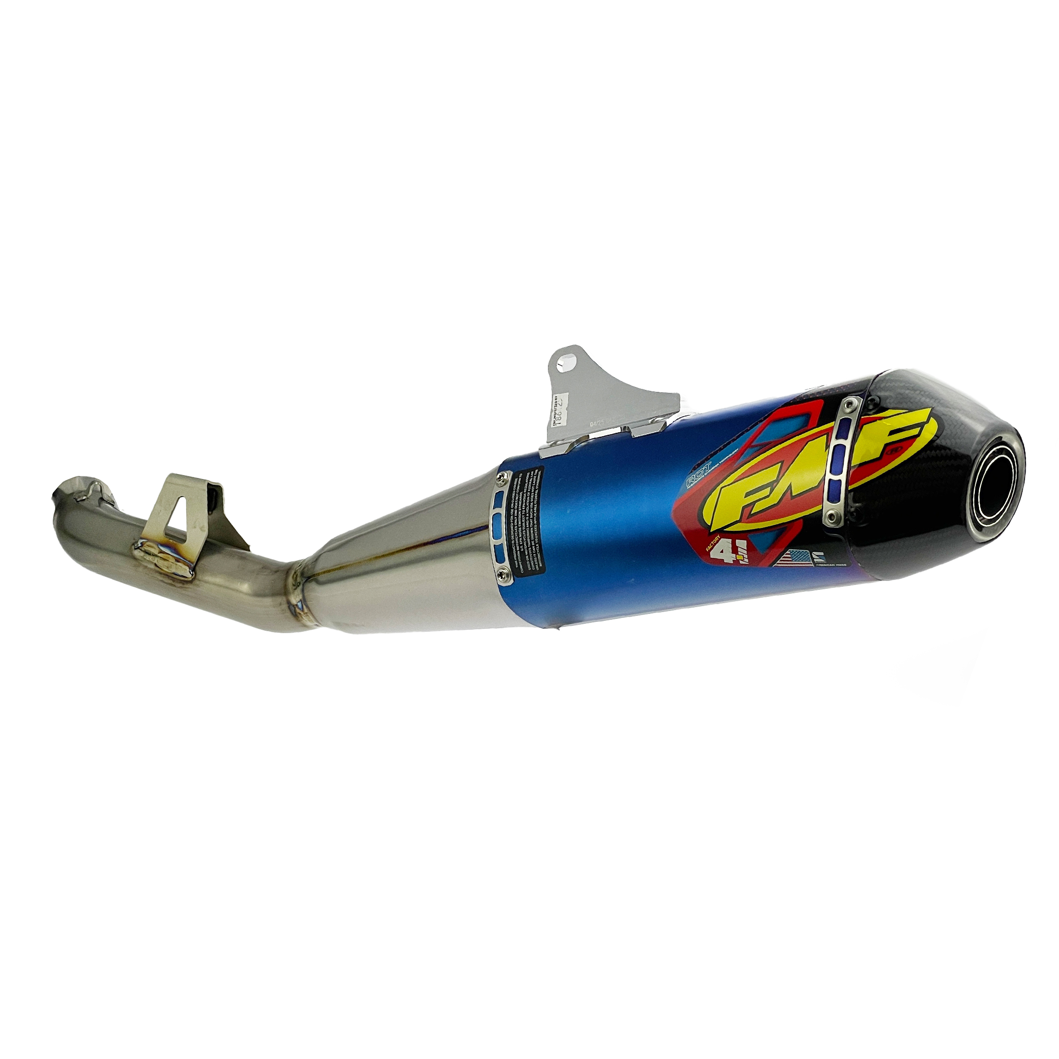 Factory 4.1 RCT Titanium Anodized Exhaust Silencer 22-24 Honda CRF 250 R RX - FMF 041611 thumbnail 2