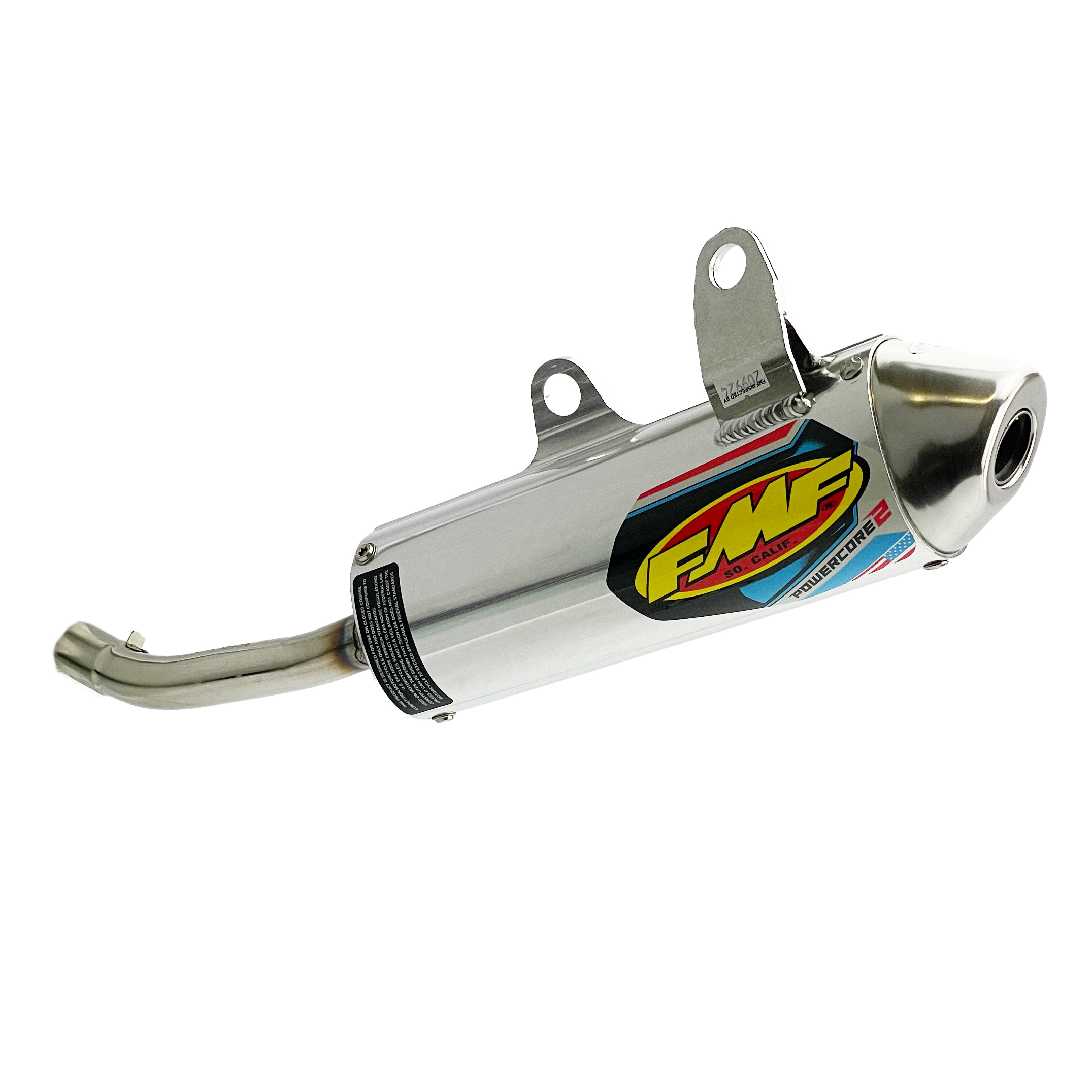 Powercore 2 Exhaust Silencer 22-26 Yamaha YZ 125 X - FMF 024079 thumbnail 2