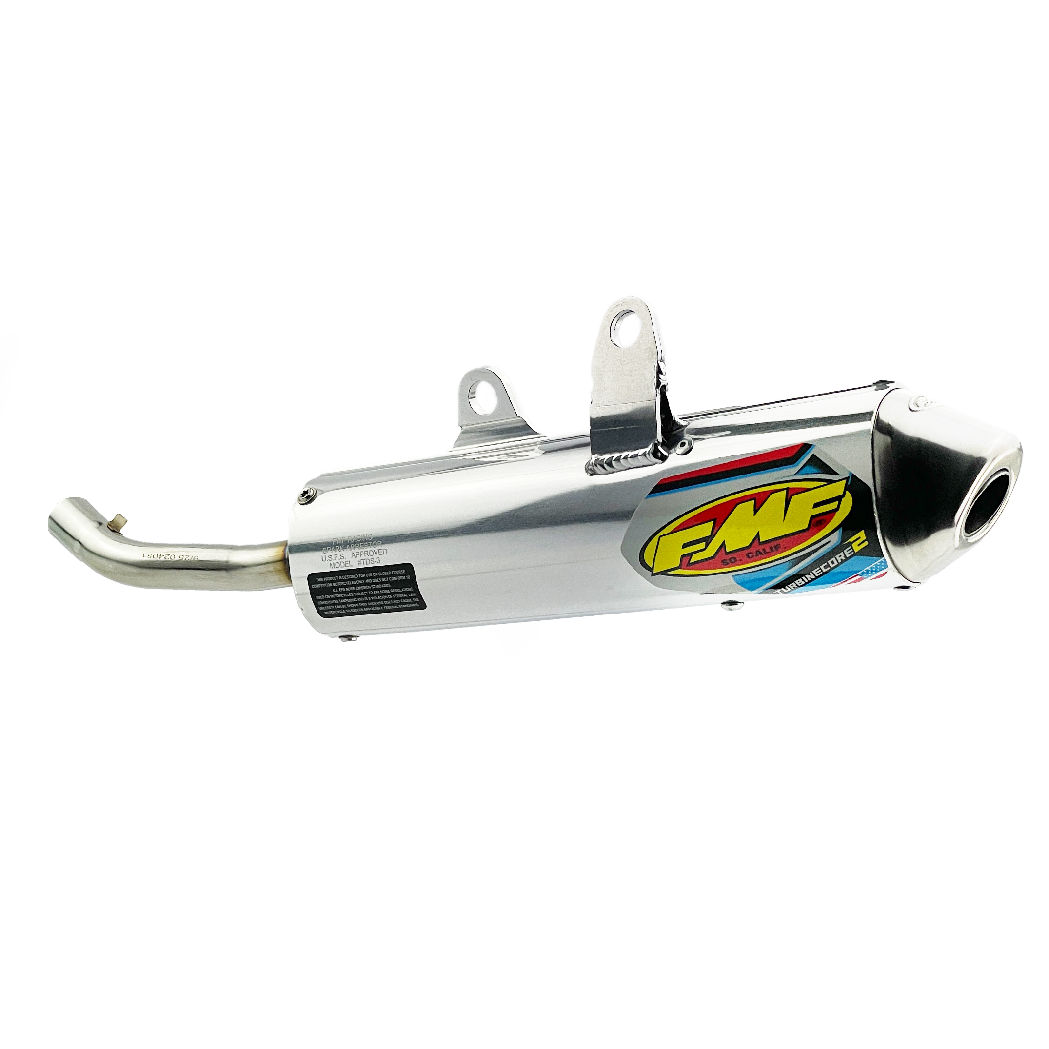 Turbinecore 2 Exhaust Silencer 22-26 Yamaha YZ 125 X - FMF 024081 thumbnail 2