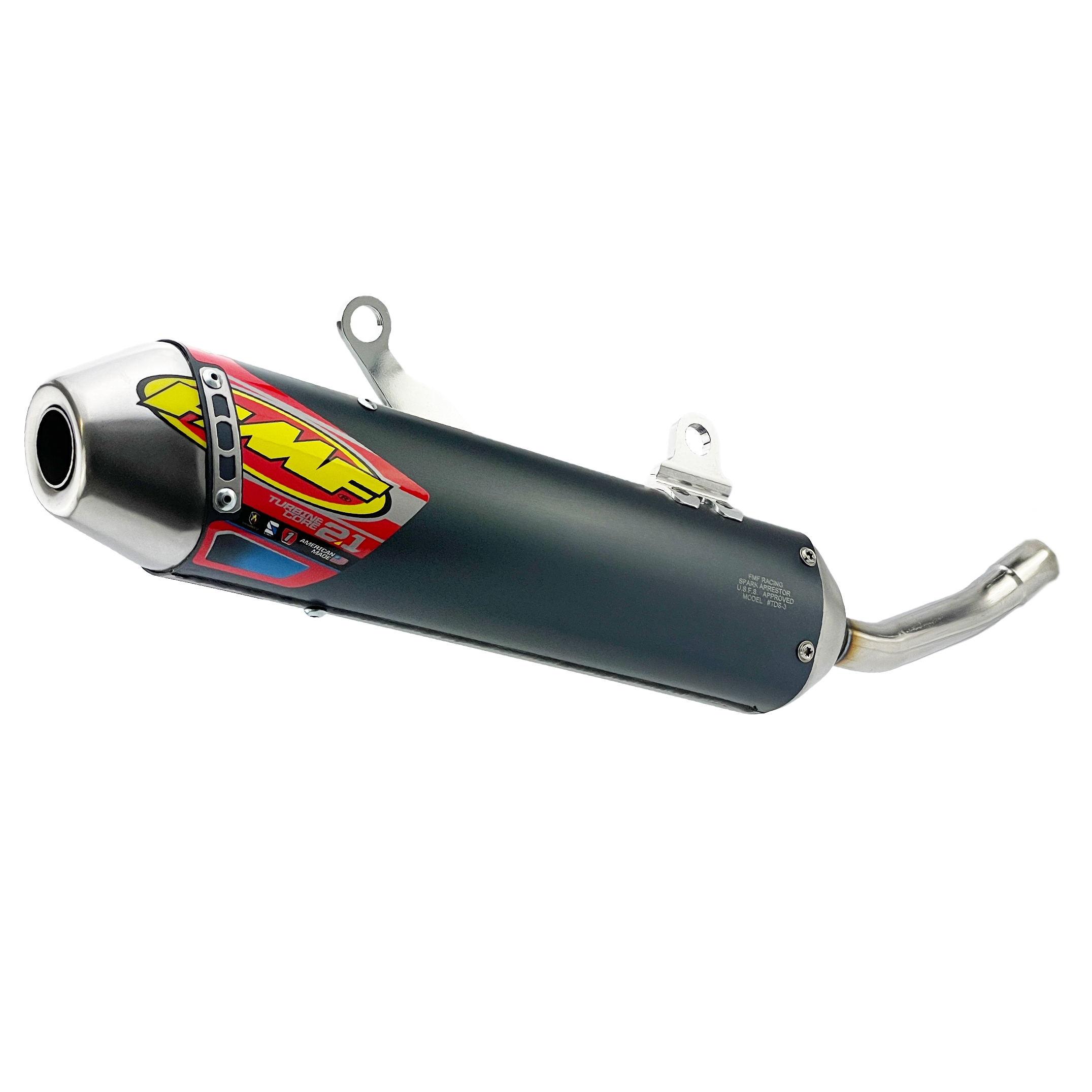 Turbinecore 2.1 Exhaust Silencer 25-25 Fantic XE 300 - FMF 024090 image 1