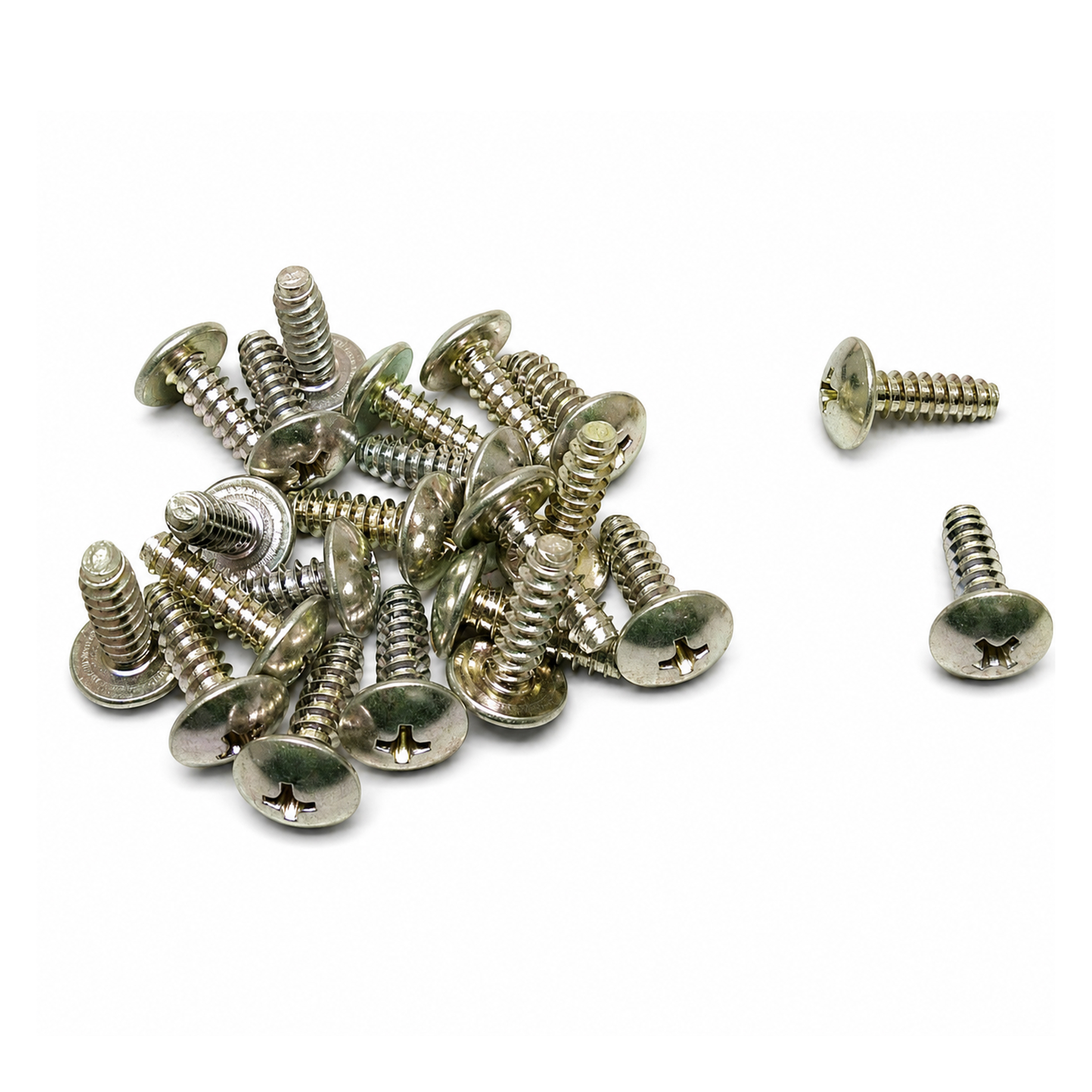 OEM SELF TAPPING SCREWS 5x16 (25PK) SILVER 93903-25310, 92172-0482