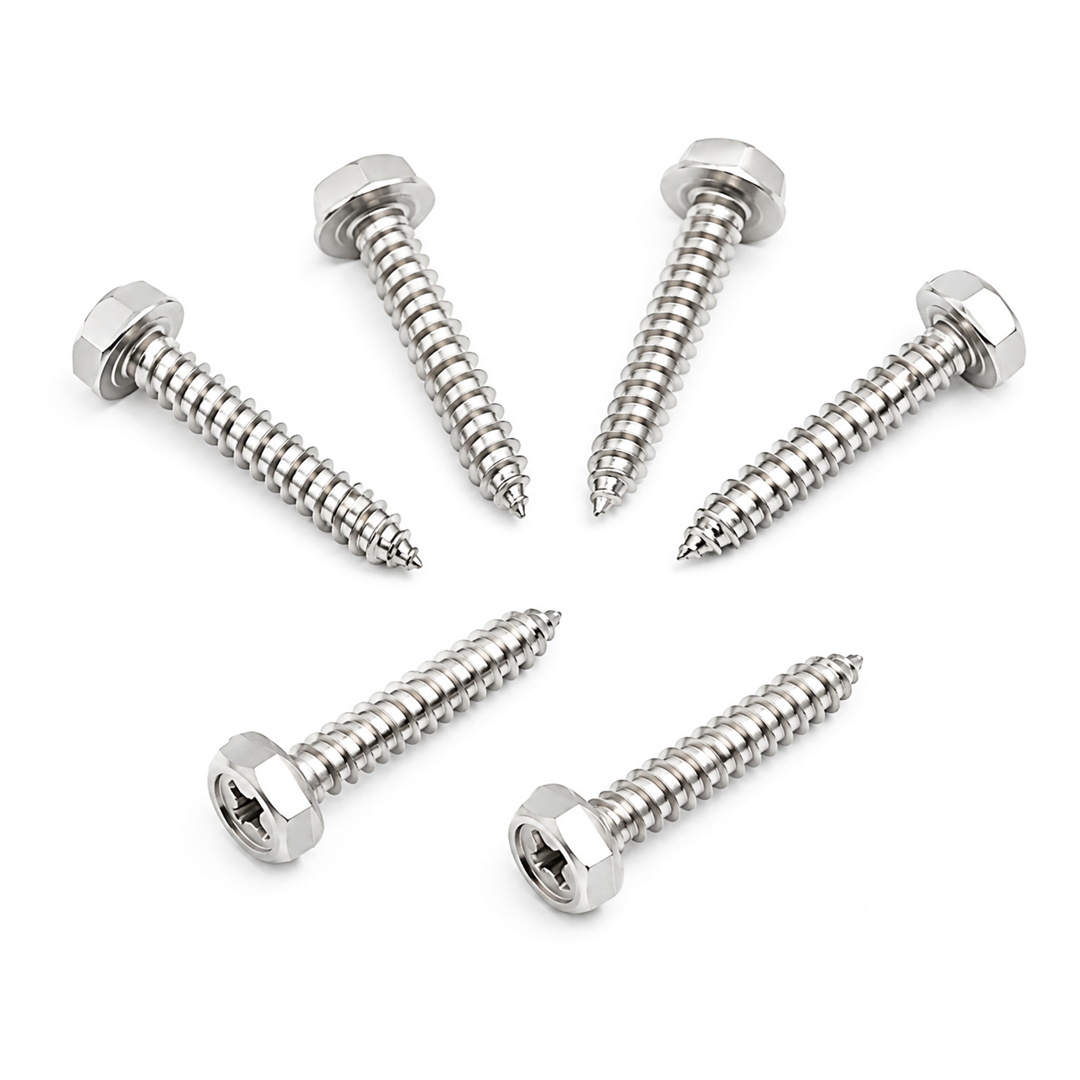 SELF TAPPING SCREWS 6X35 (6PK) POLARIS, OEM SPEC REPLACEMENT image 1
