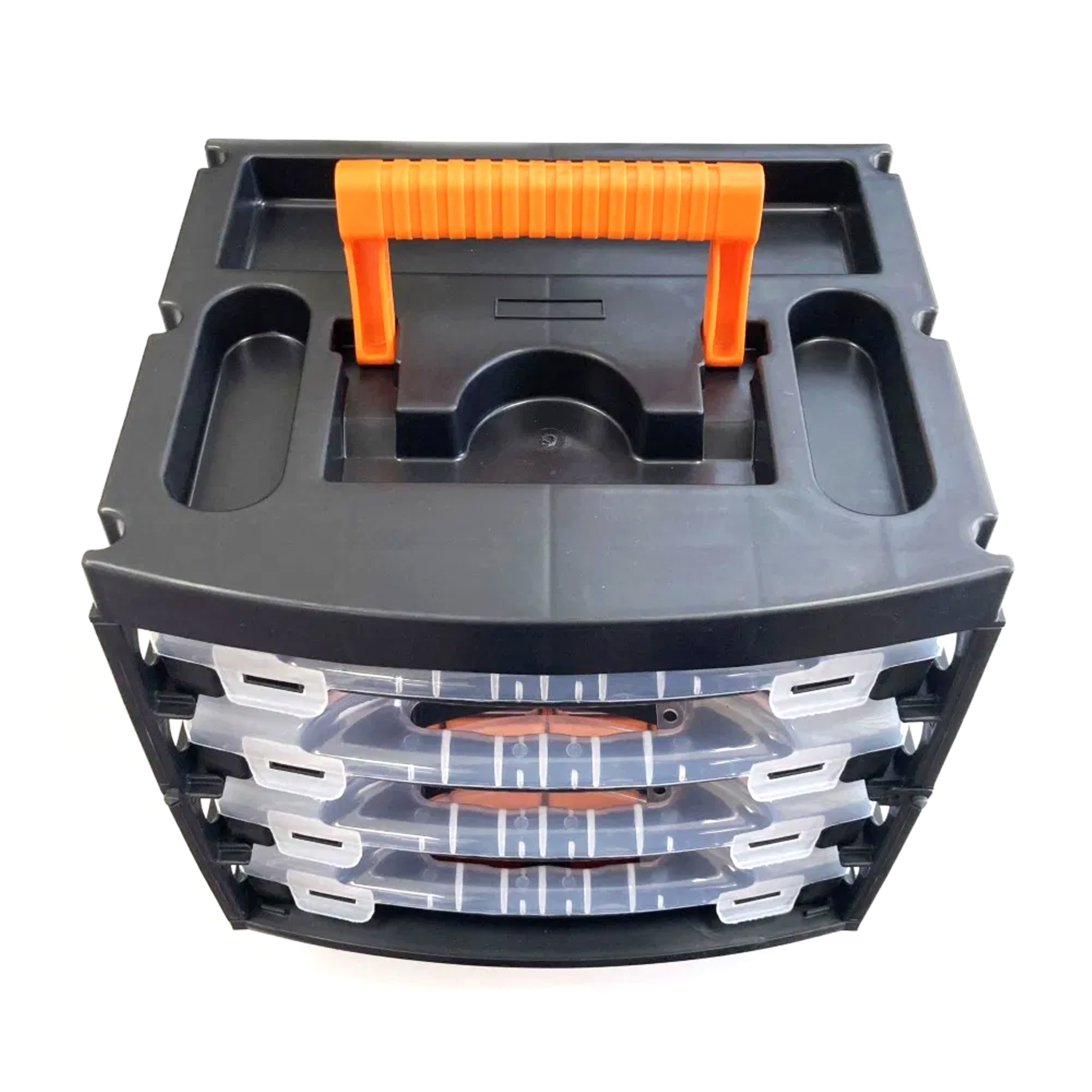 ORGANISER SET 4 TRAY POLY WITH REMOVABLE INNER COMPARTMENTS - TOOLZONE KDPTB098 thumbnail 3