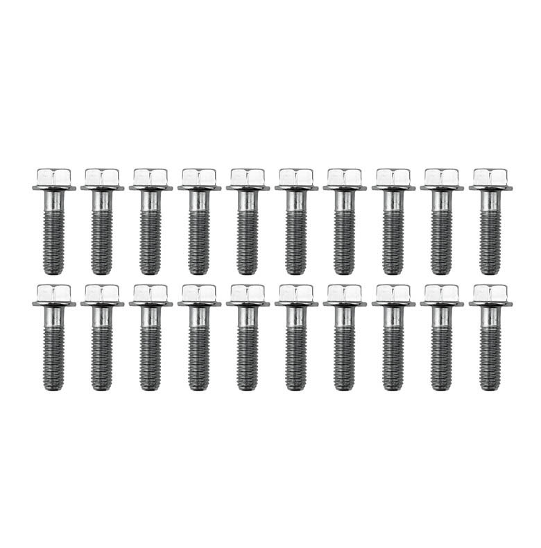 M8 x 30mm FLANGE BOLT, PACK OF 20, 12mm HEX