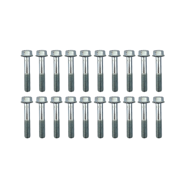 M8 x 45mm FLANGE BOLT, PACK OF 20, 12mm HEX