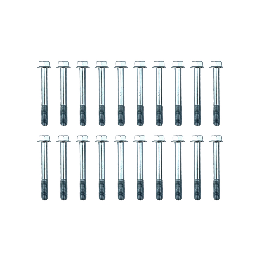 M8 x 65mm FLANGE BOLT, PACK OF 20, 12mm HEX