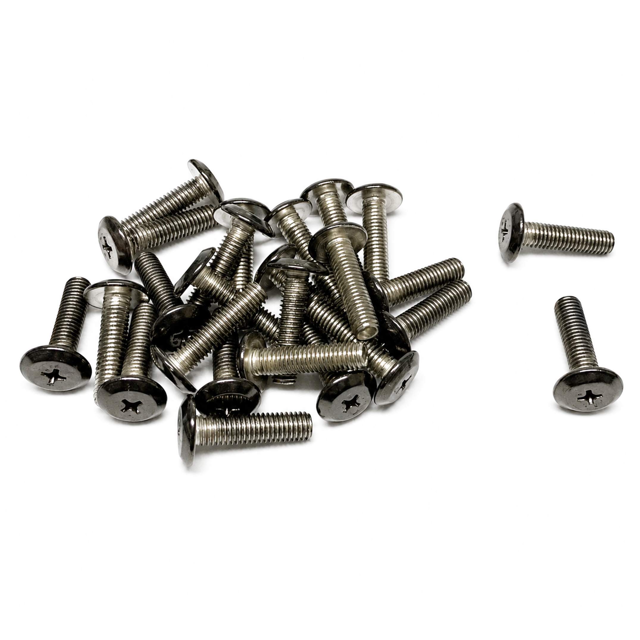 FLAT TOP PHILLIPS SCREW 5x20 ZX, BLACK 5 x 20mm 33-8323, ROAD TOOLS image 1