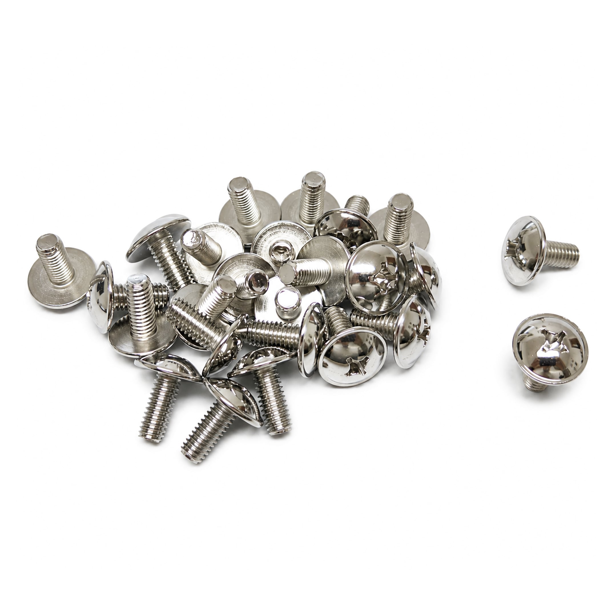 CHROME OVAL HEAD PHILLIPS 6x12 PACK 25, KAWASAK 33-7857, TOOLS ROAD