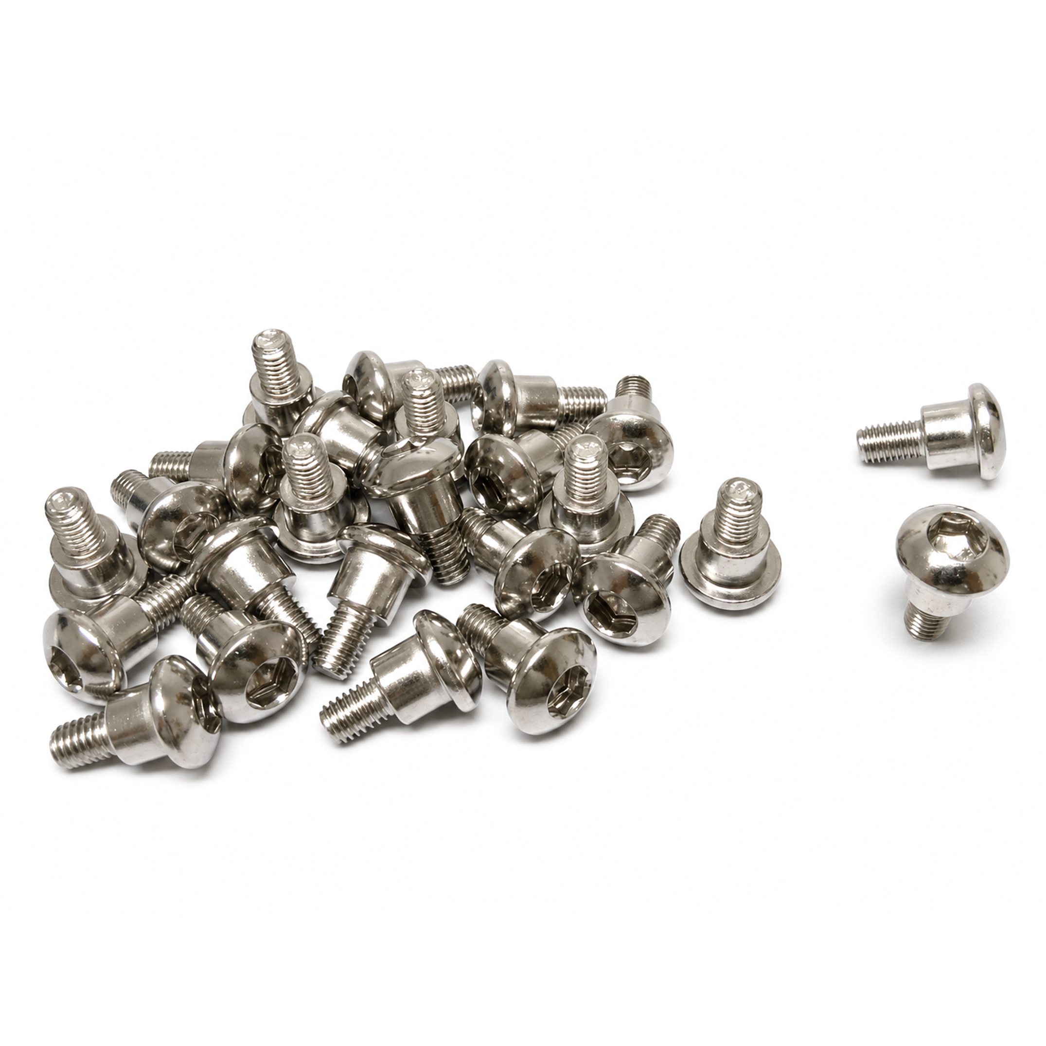CHROME ALLEN OVAL HEAD 4x13.5, WITH SHOULDER HONDA 4x13.5mm, TOOLS ROAD 33-7871