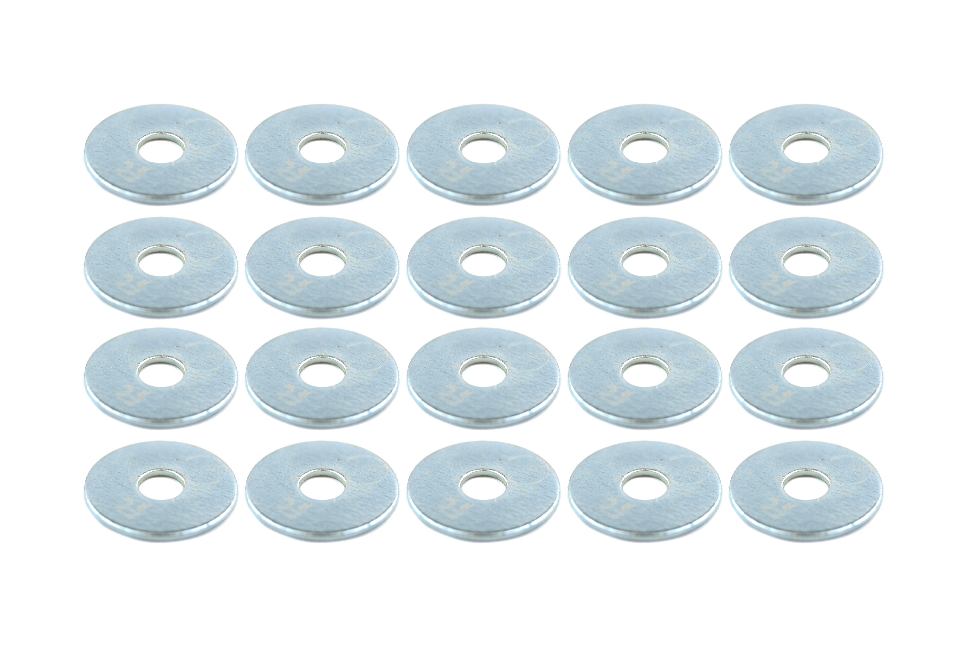 WASHERS PENNY 6mm x 20mm STEEL PACK OF 20 BRIGHT ZINC PLATED thumbnail 2