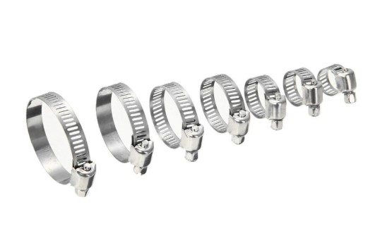 60pcs HOSE JUBILEE PIPE CLIPS 8mm – 38mm 304 STAINLESS STEEL thumbnail 2