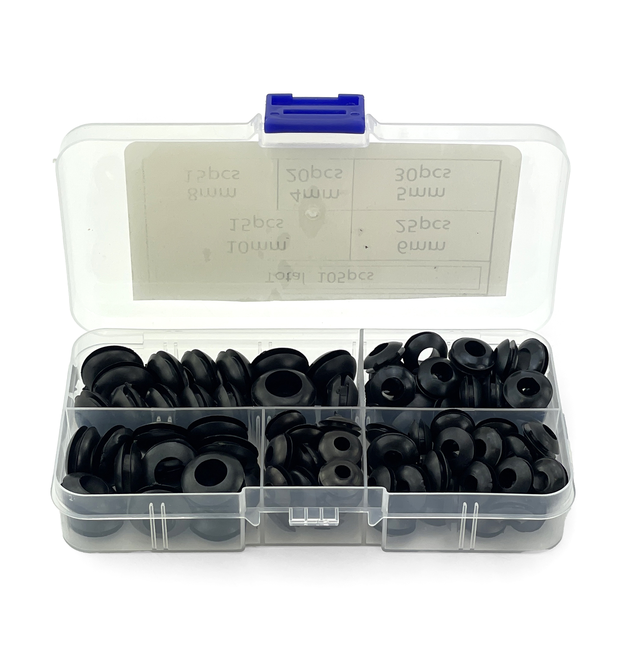 105pcs RUBBER GROMMET BOX ASSORTMENT image 1