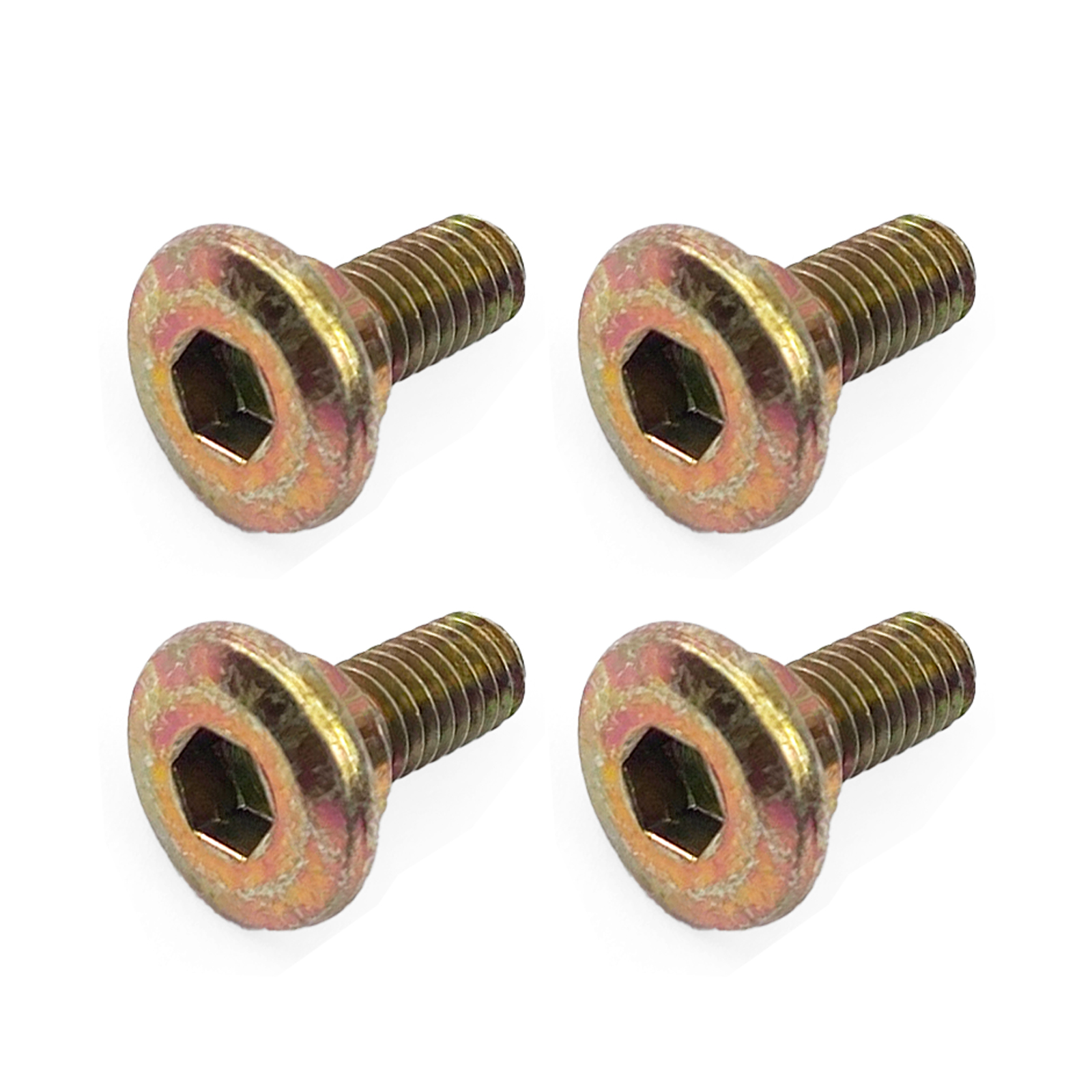 BOLT DISC SET KAW/SUZ FRONT 4, KAWASAKI / SUZUKI 92151-1799, 09139-06142