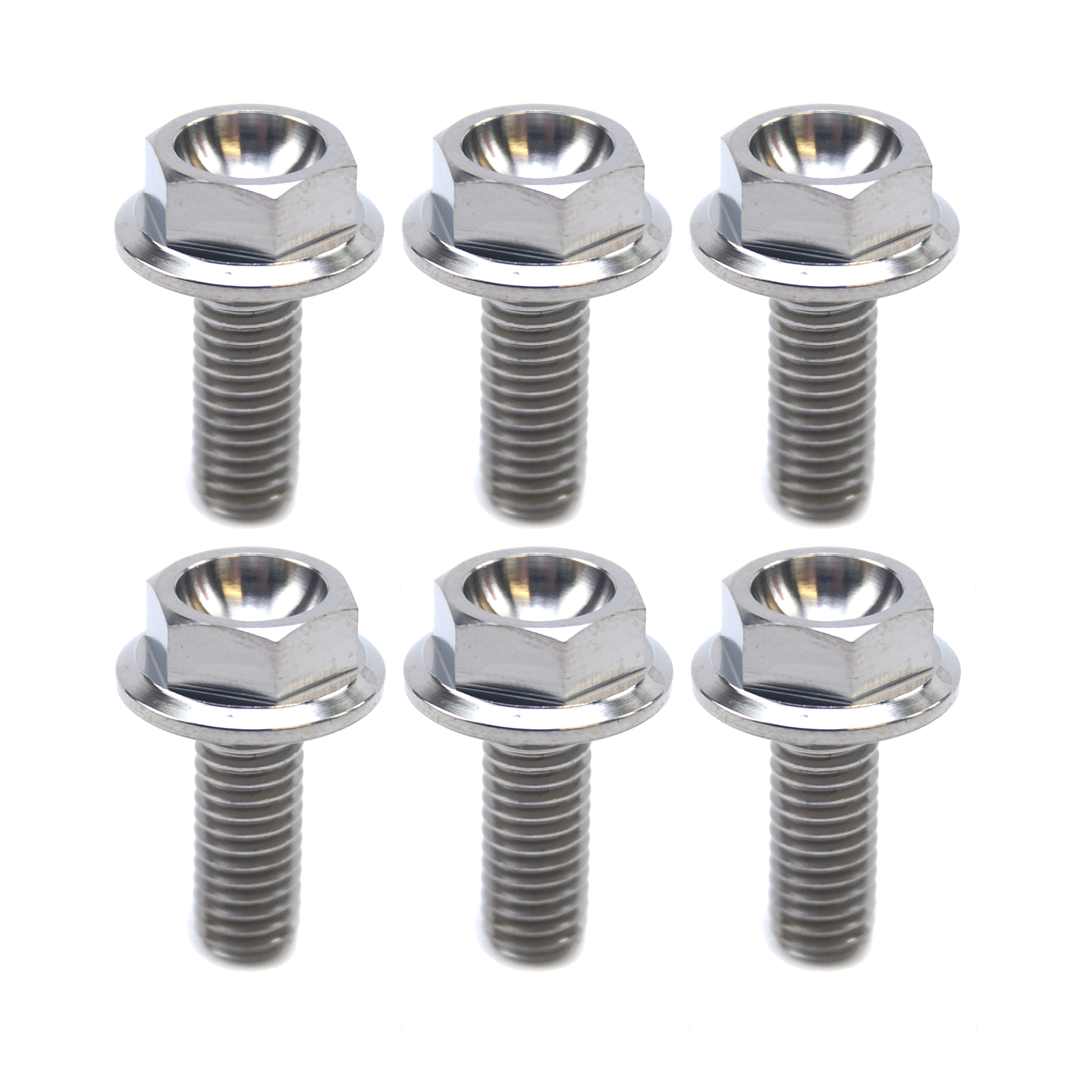 BOLT DISC YAMAHA REAR KIT/6, TITANIUM / / M6, 90109-065G4-00 / 90105-06109-00 thumbnail 3