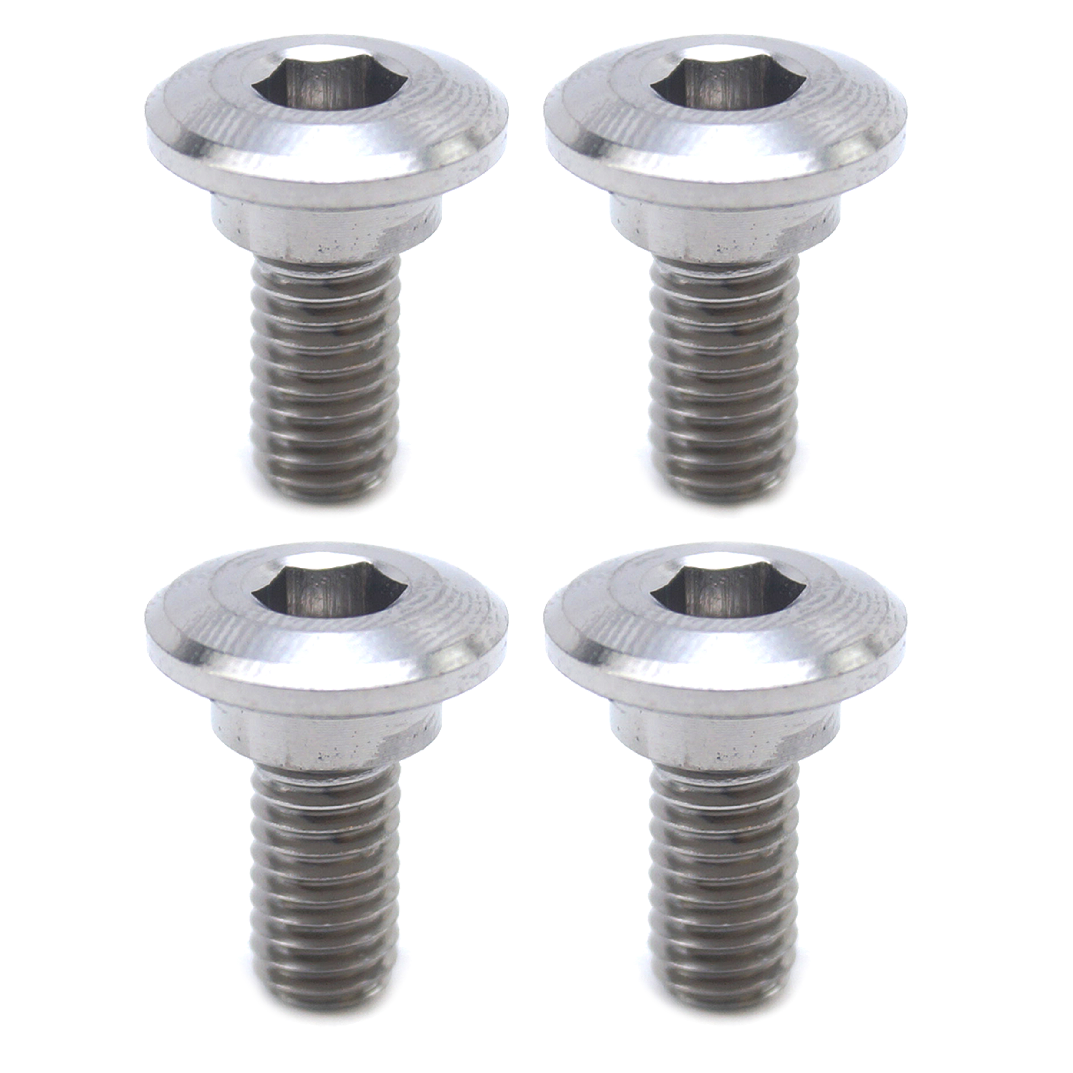 GR5 BOLT DISC M6 x 14mm BOSS, TITANIUM / PACK 4 / 92151-1799, / thumbnail 4