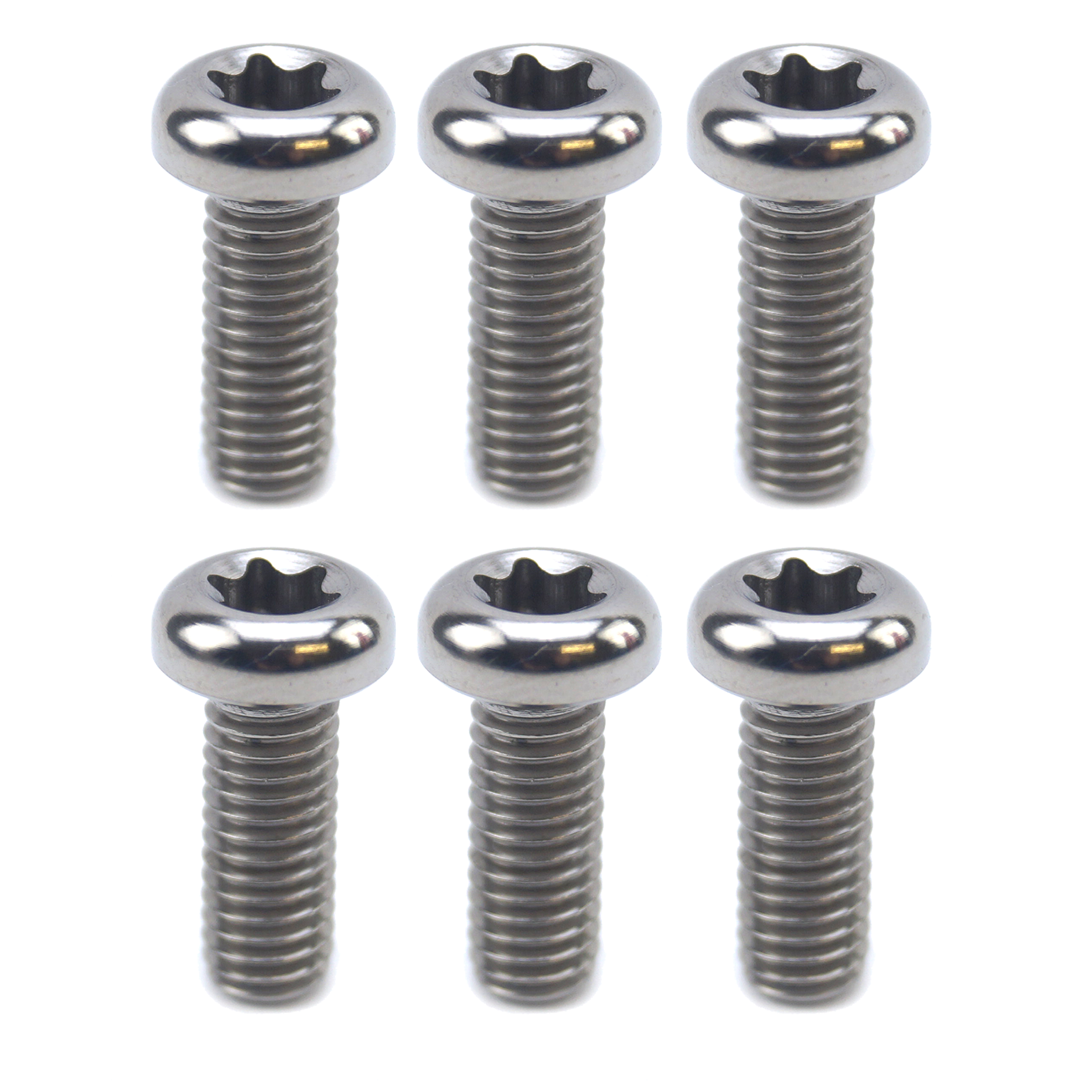 BOLT DISC M6x16mm HD TORX PK6, TITANIUM GRADE 5 /PACK OF 6 thumbnail 5