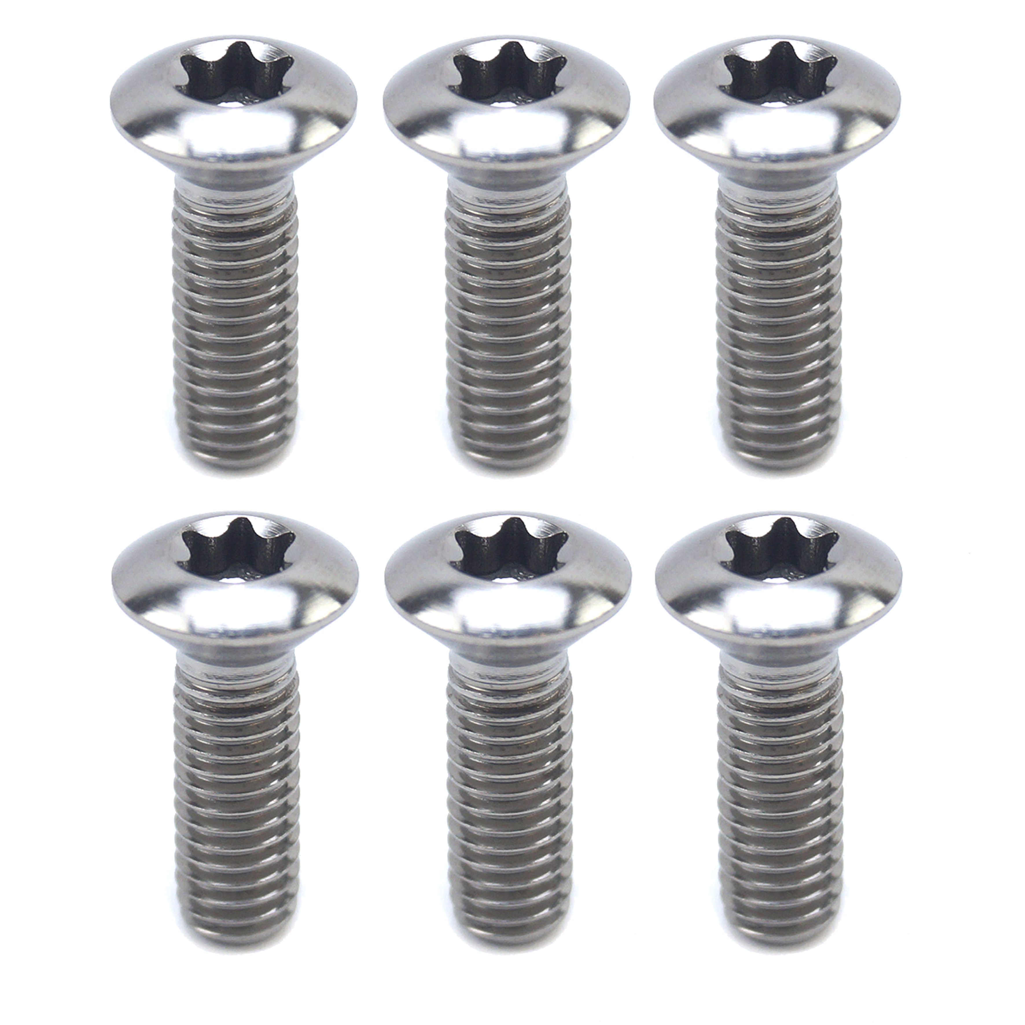 BOLT DISC TORX M6 x 18mm CSK, TITANIUM GRADE 5 /PACK OF 6 thumbnail 4