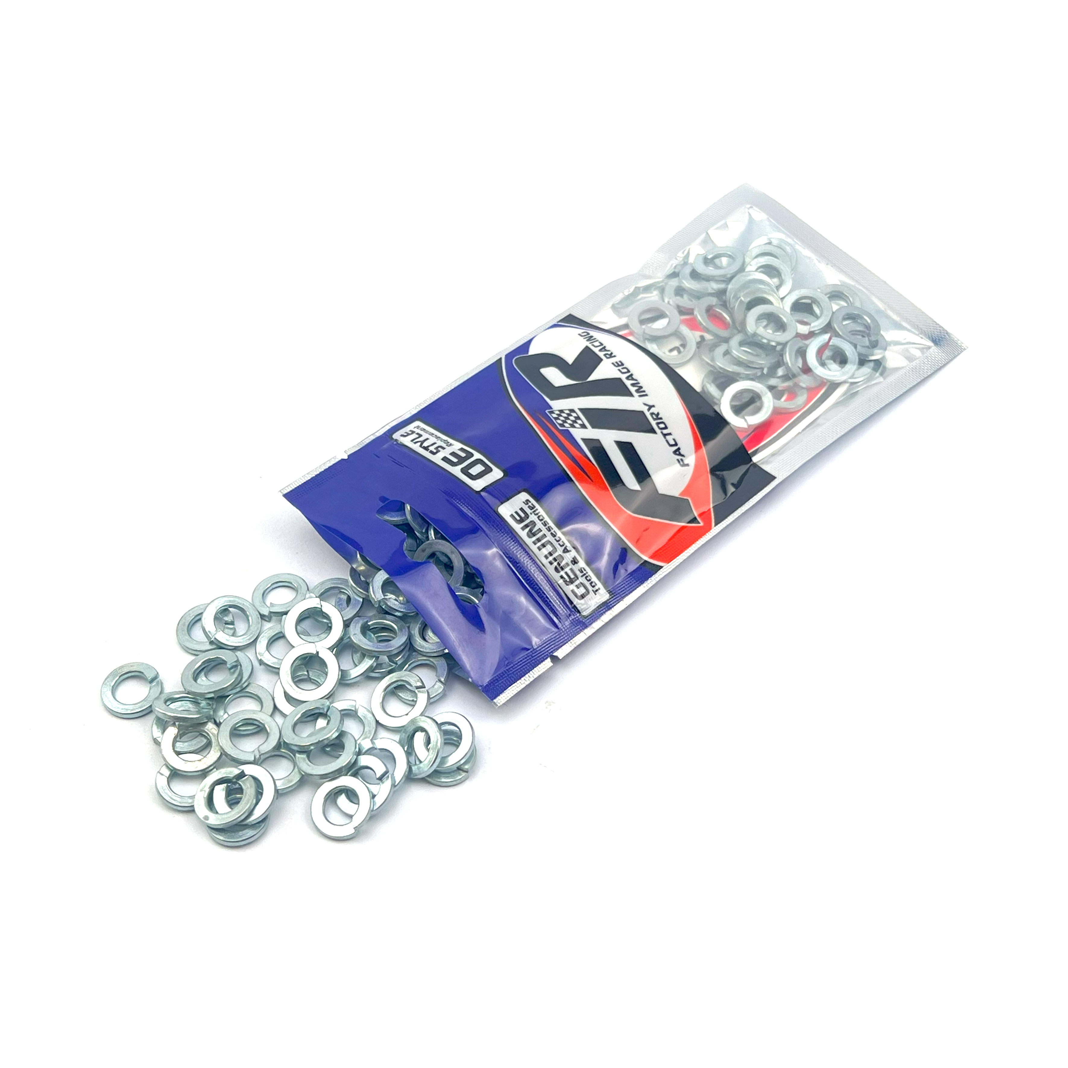 M6 SPLIT L / WASHER BZP PK/100 image 1