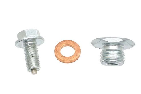 OIL DRAIN PLUG BOLT REPAIR REDUCER 06-19 YAMAHA RAPTOR RHINO BANSHEE 350 660 700 thumbnail 2