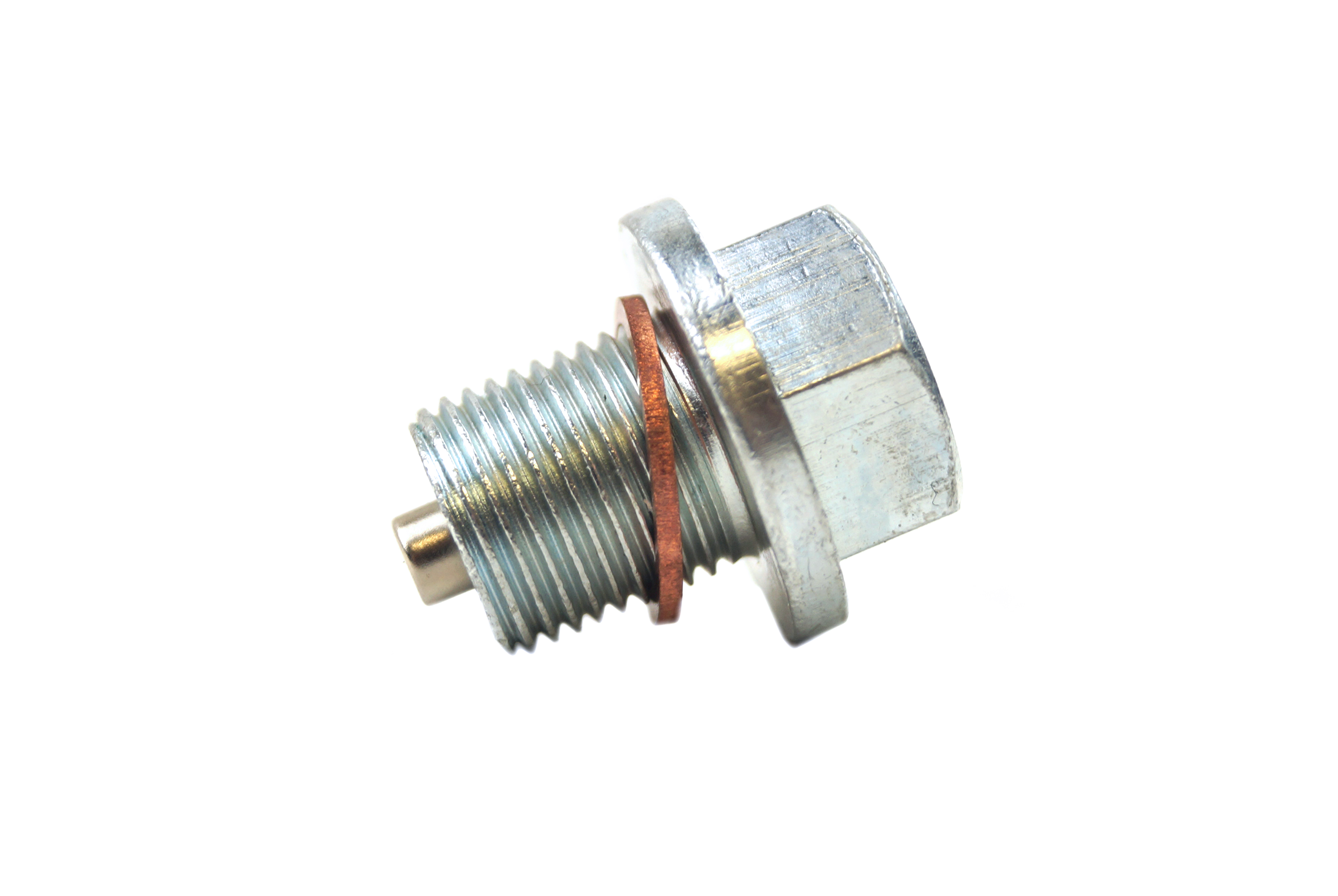 DRAIN PLUG M14x1.25mm STEEL, BIG FLANGE 24MM FLANGE image 1