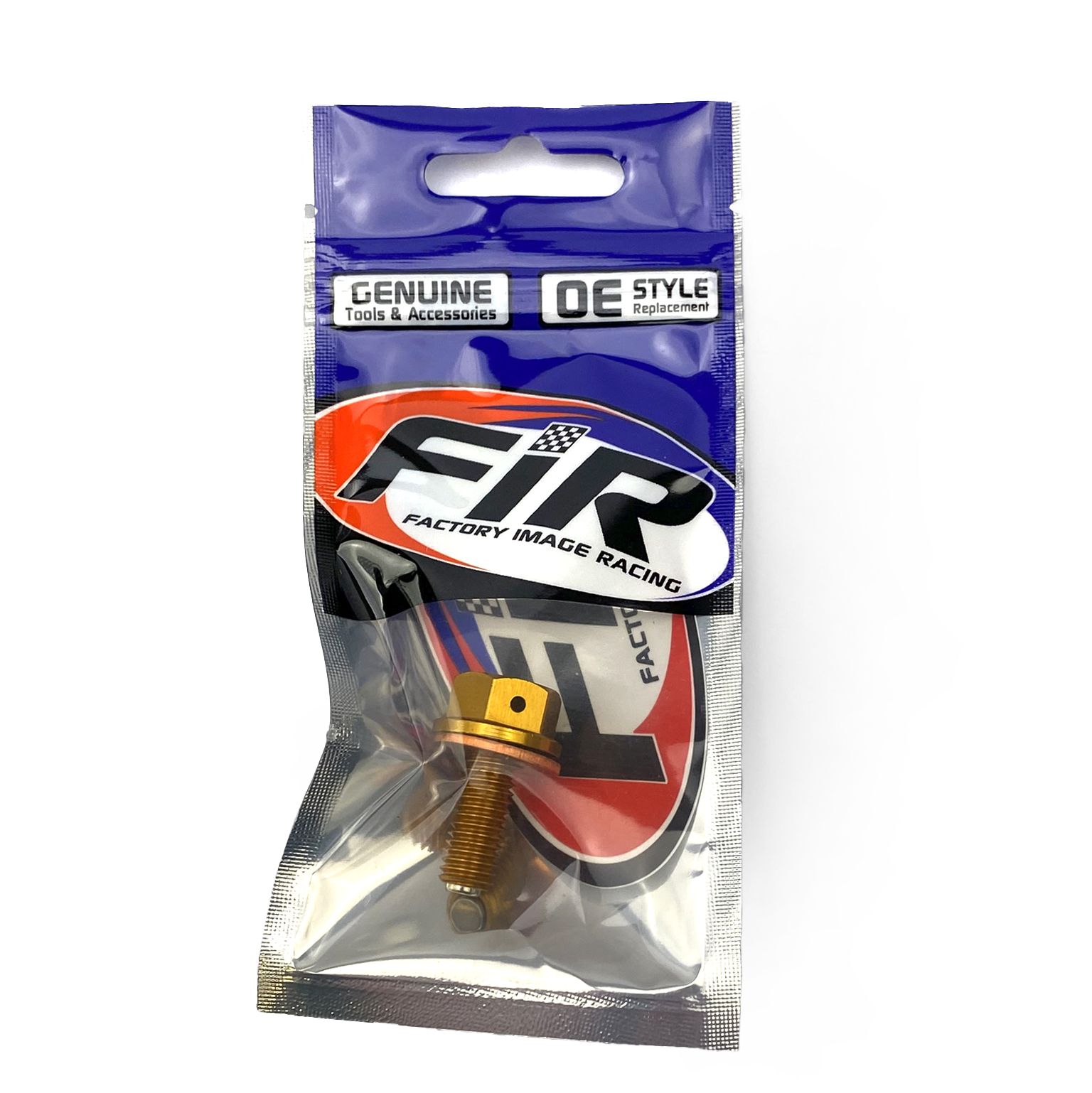 MAGNETIC OIL DRAIN PLUG M8x1.25, CRF 450/250 RMZ 450, GOLD thumbnail 2