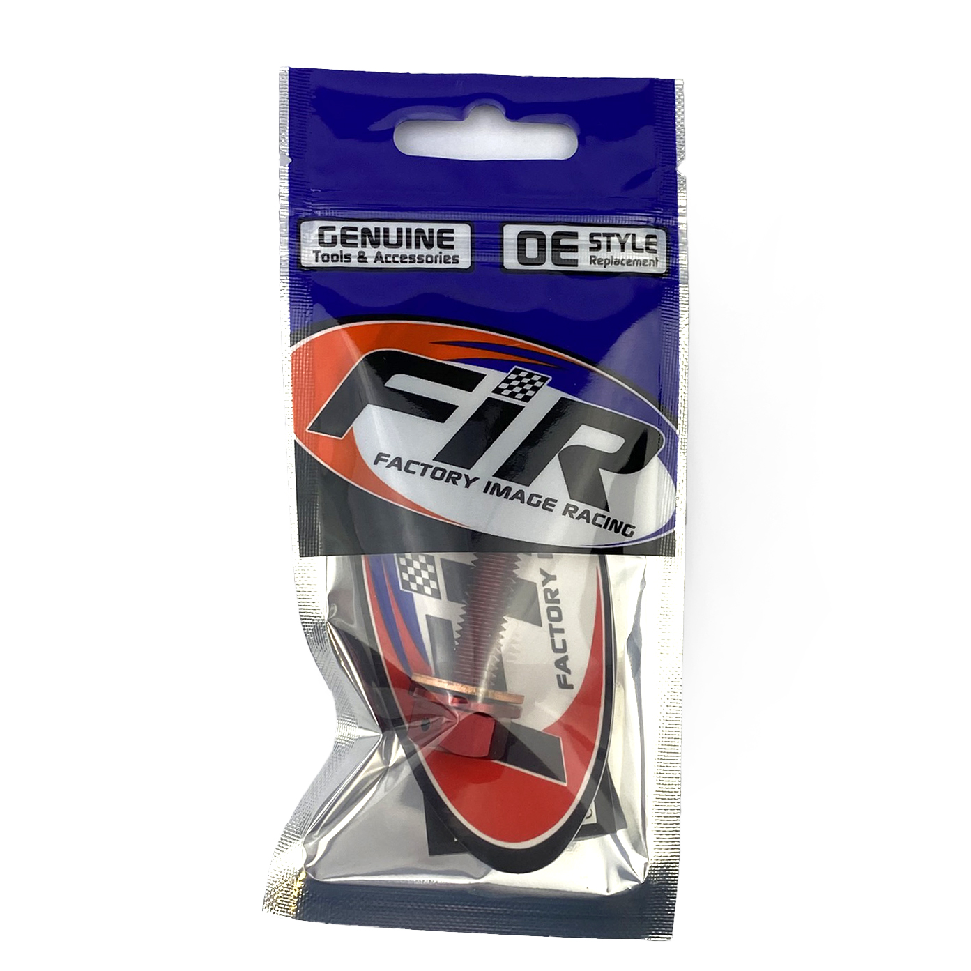 MAGNETIC OIL DRAIN PLUG M8x1.25, CRF 150R 450R 450X, RED thumbnail 2
