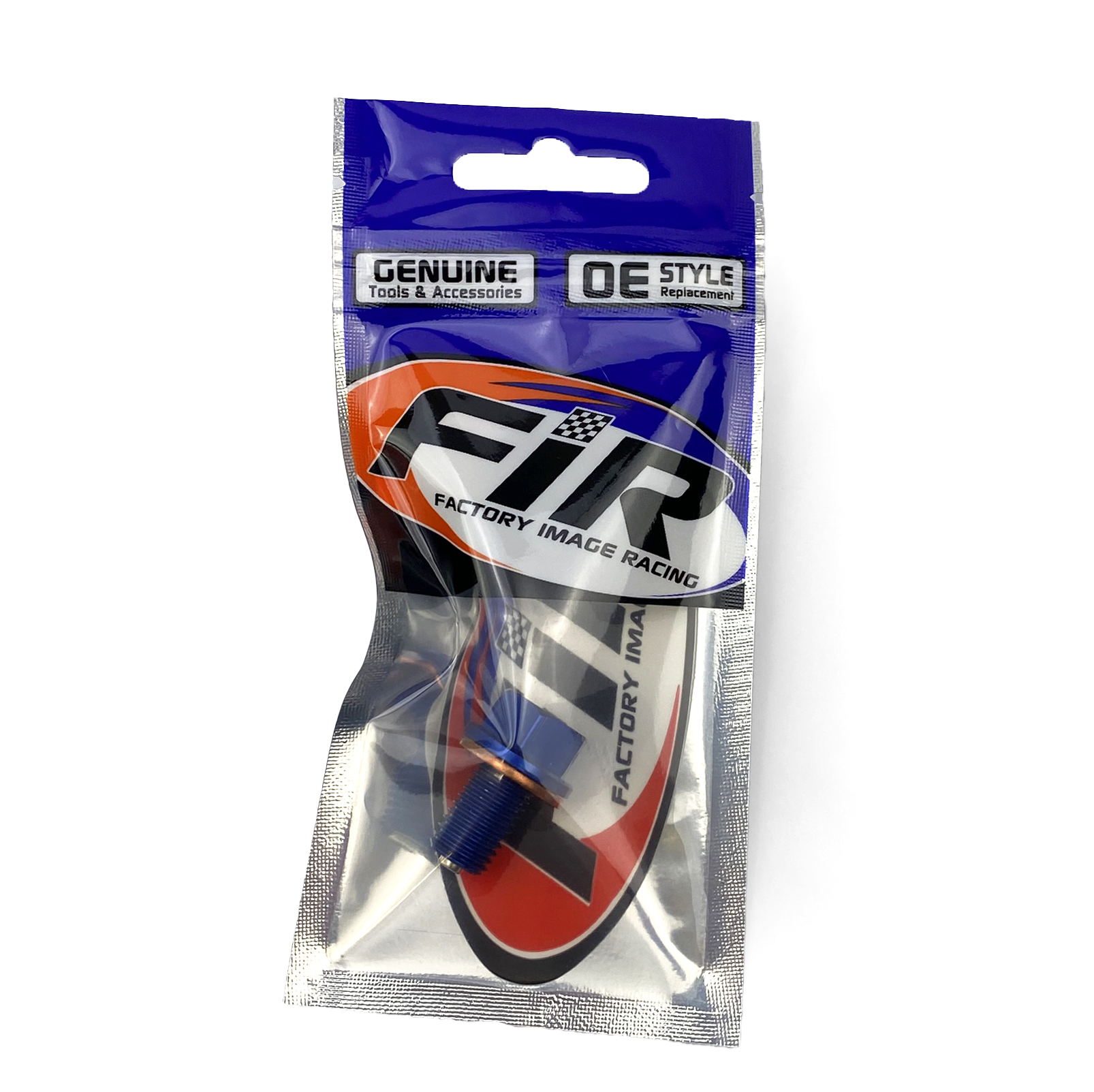 MAGNETIC OIL DRAIN PLUG M10x1.25, YZ 125 250 YZF 250 450 WRF, BLUE thumbnail 2