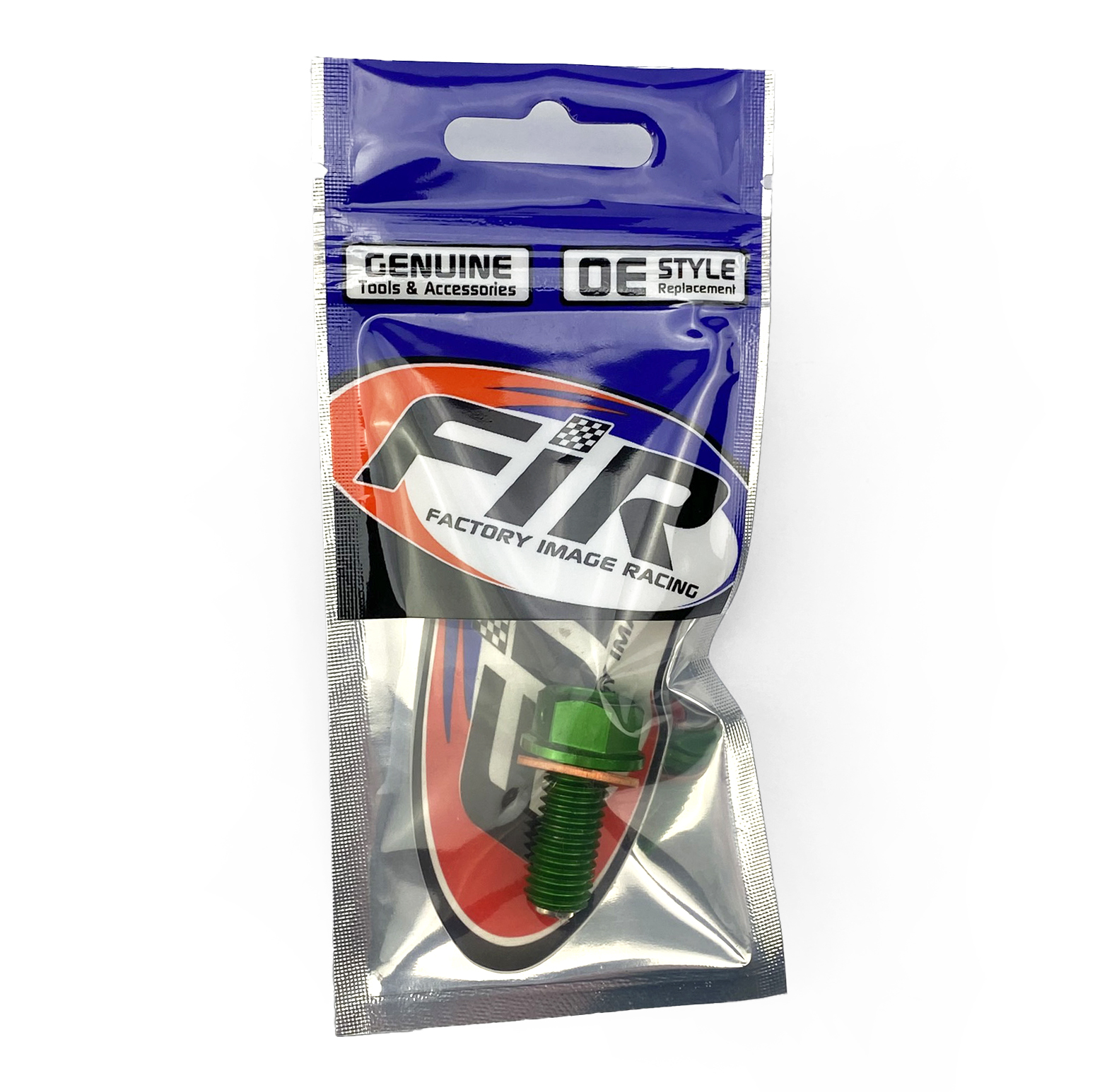 MAGNETIC OIL DRAIN PLUG M10x1.50, KX 450 F KLX 450 R, GREEN thumbnail 2