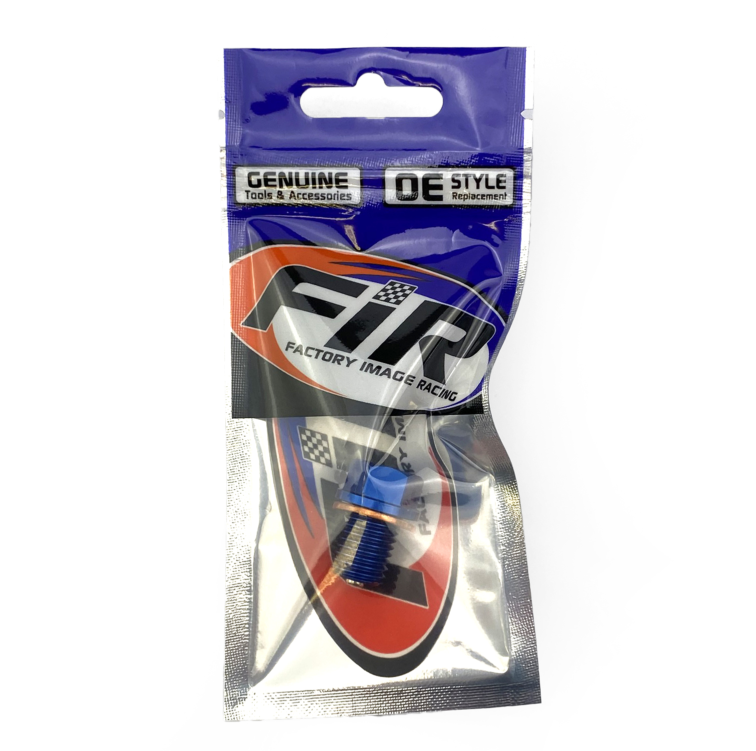 MAGNETIC OIL DRAIN PLUG M12x1.50, 90015-KA3-711, 90340-12006-00, BLUE thumbnail 2