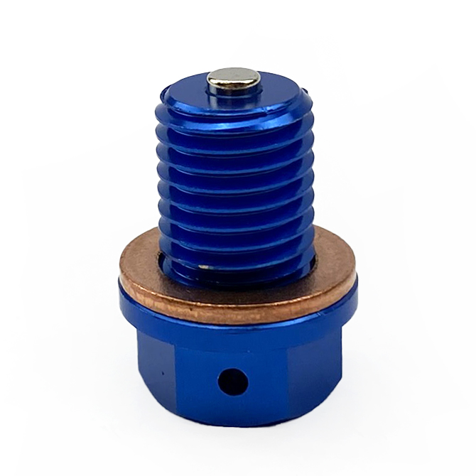 MAGNETIC OIL DRAIN PLUG M12x1.50, 90015-KA3-711, 90340-12006-00, BLUE thumbnail 3