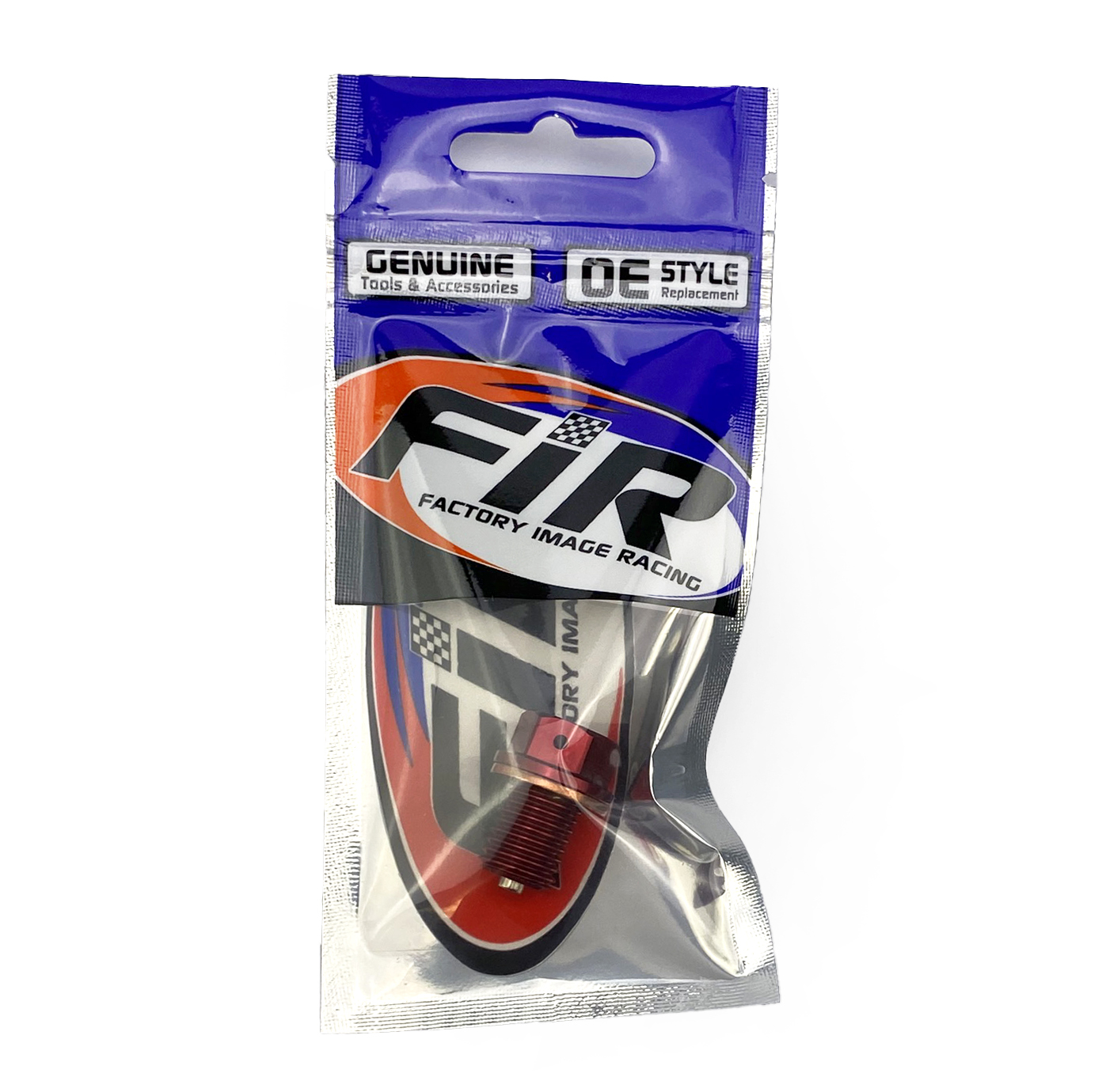 MAGNETIC OIL DRAIN PLUG M12x1.50, 90015-KA3-711, 90340-12006-00, RED thumbnail 2