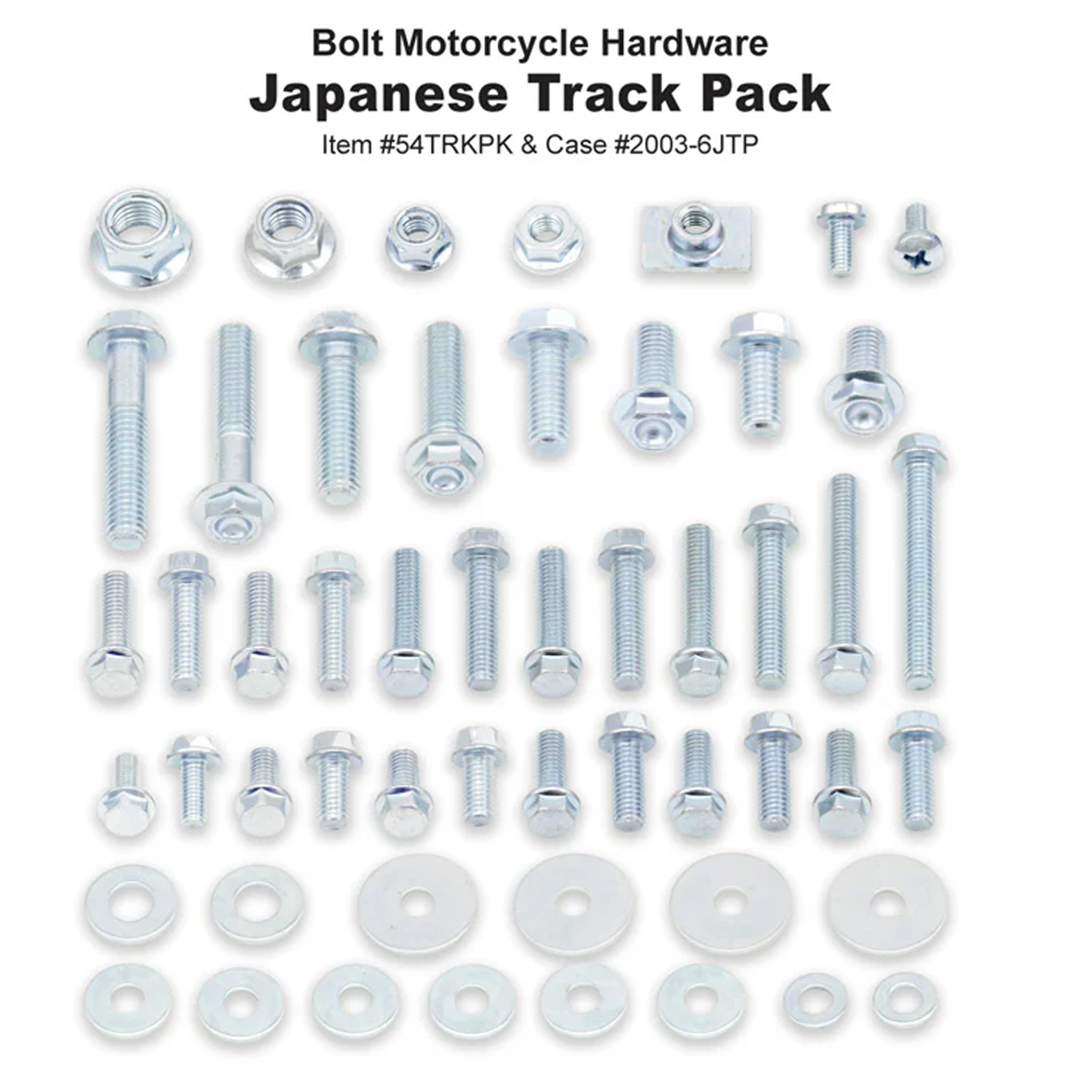 BOLT Japanese Track Pack, MOTORCYCLE HARDWARE 54TRKPK, BM200318TP thumbnail 2