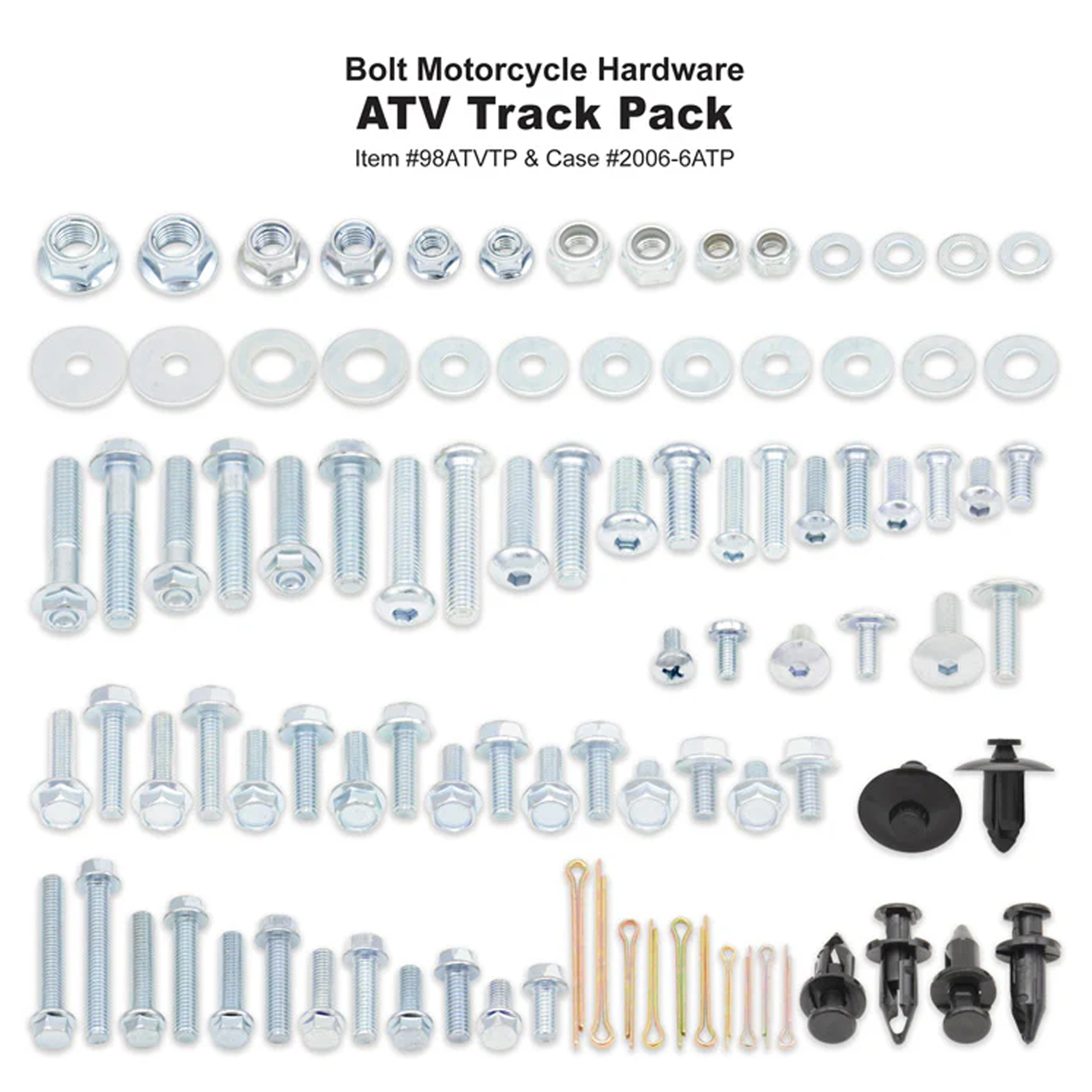 BOLT Japanese ATV Track Pack., MOTORCYCLE HARDWARE 98ATVTP thumbnail 2