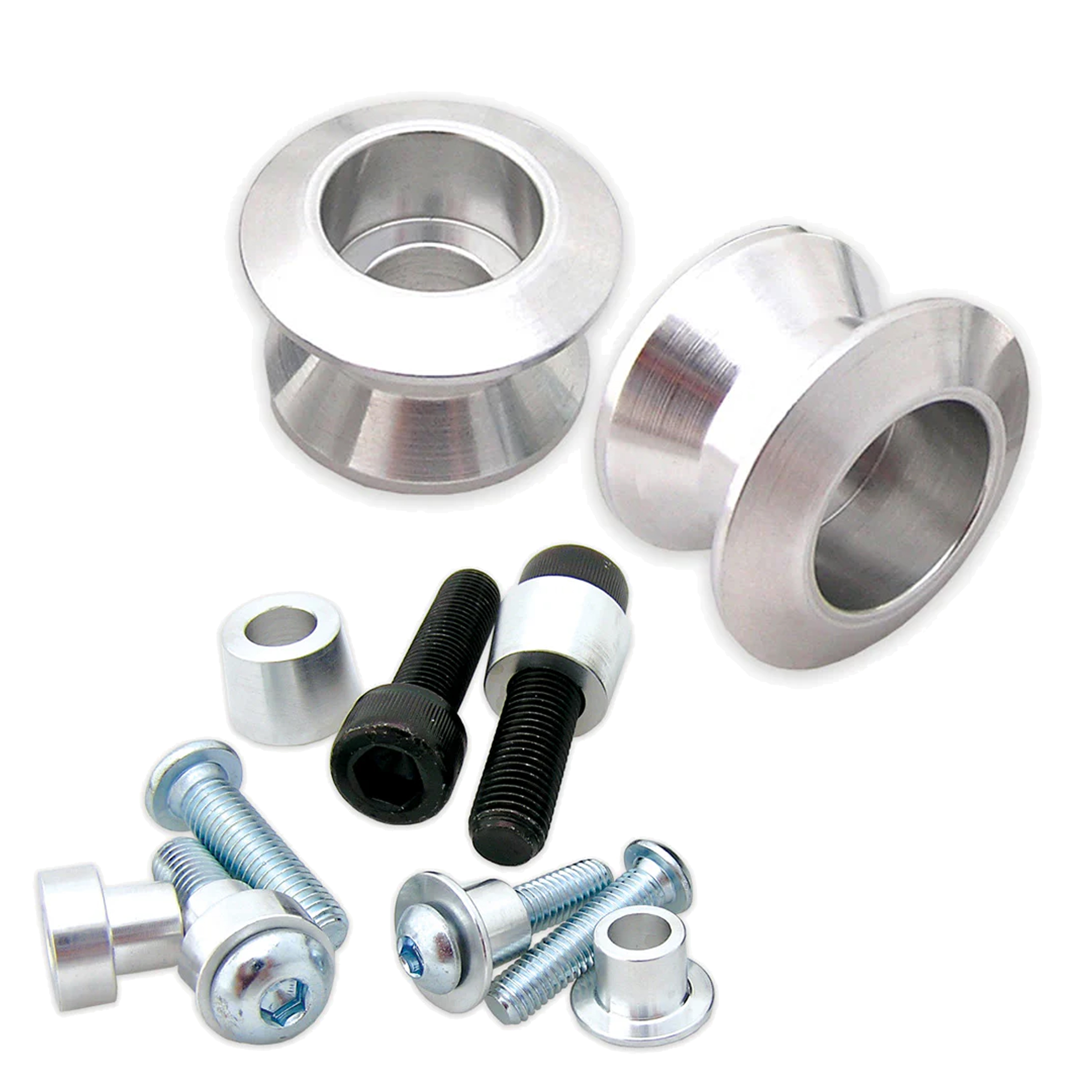 SWINGARM SPOOL UNIV SILVER, BOLT HARDWARE 2009-SSS.S image 1
