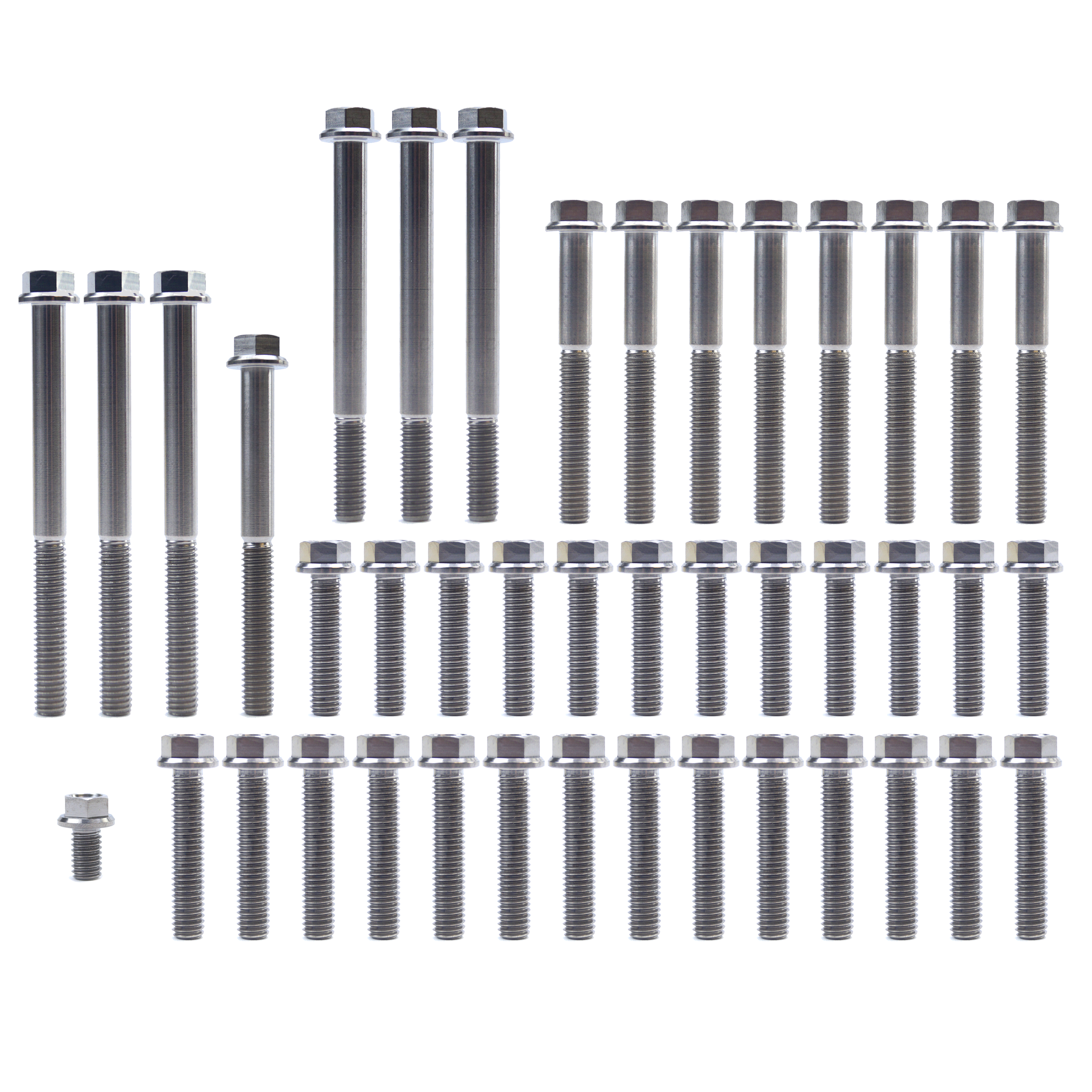 YAMAHA YZ 250 TITANIUM ENGINE BOLT KIT, KIT SIZE 43 BOLTS !!! MADE TO ORDER !!!