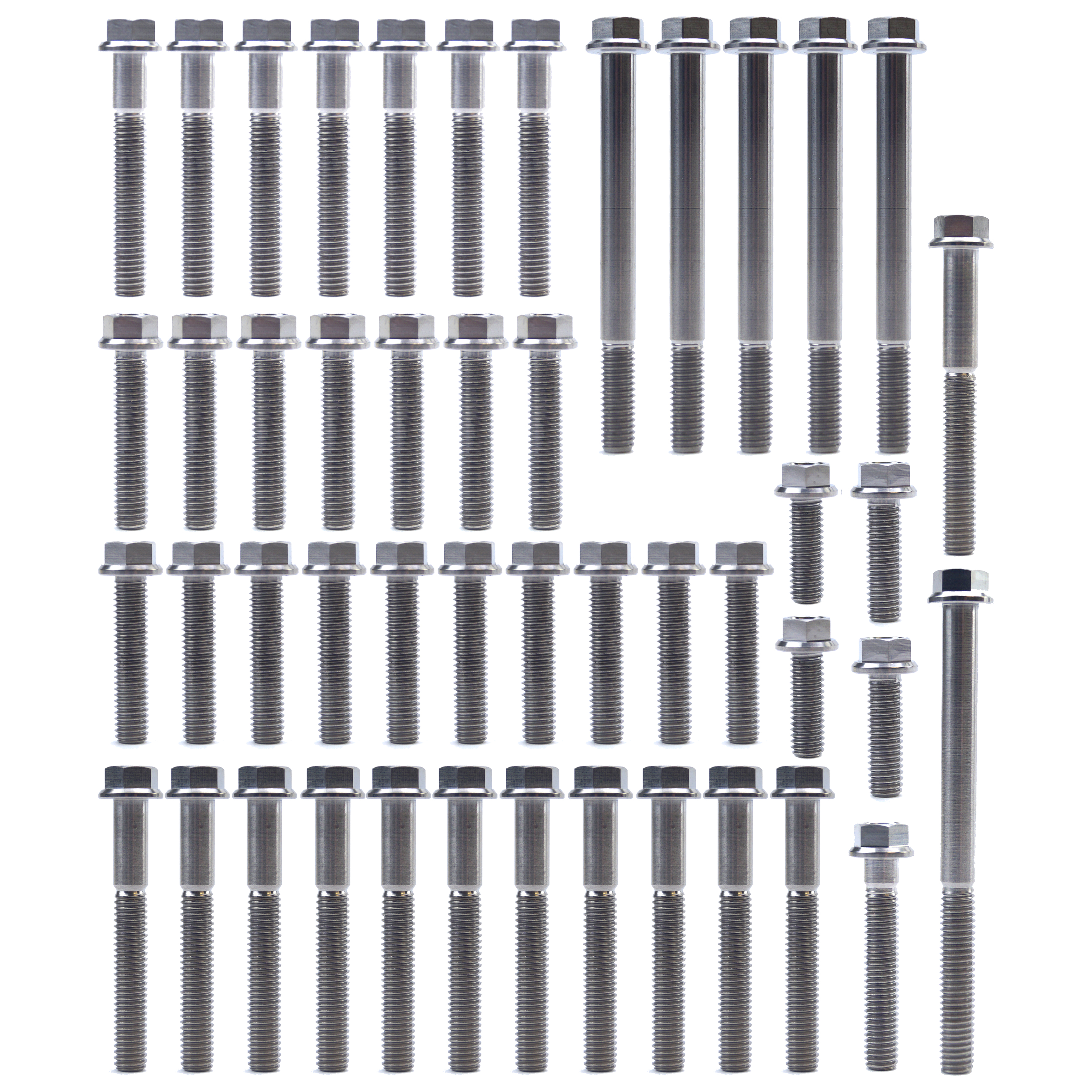 HONDA CRF 250 R TITANIUM ENGINE BOLT KIT, KIT SIZE 48 BOLTS !!! MADE TO ORDER !!!